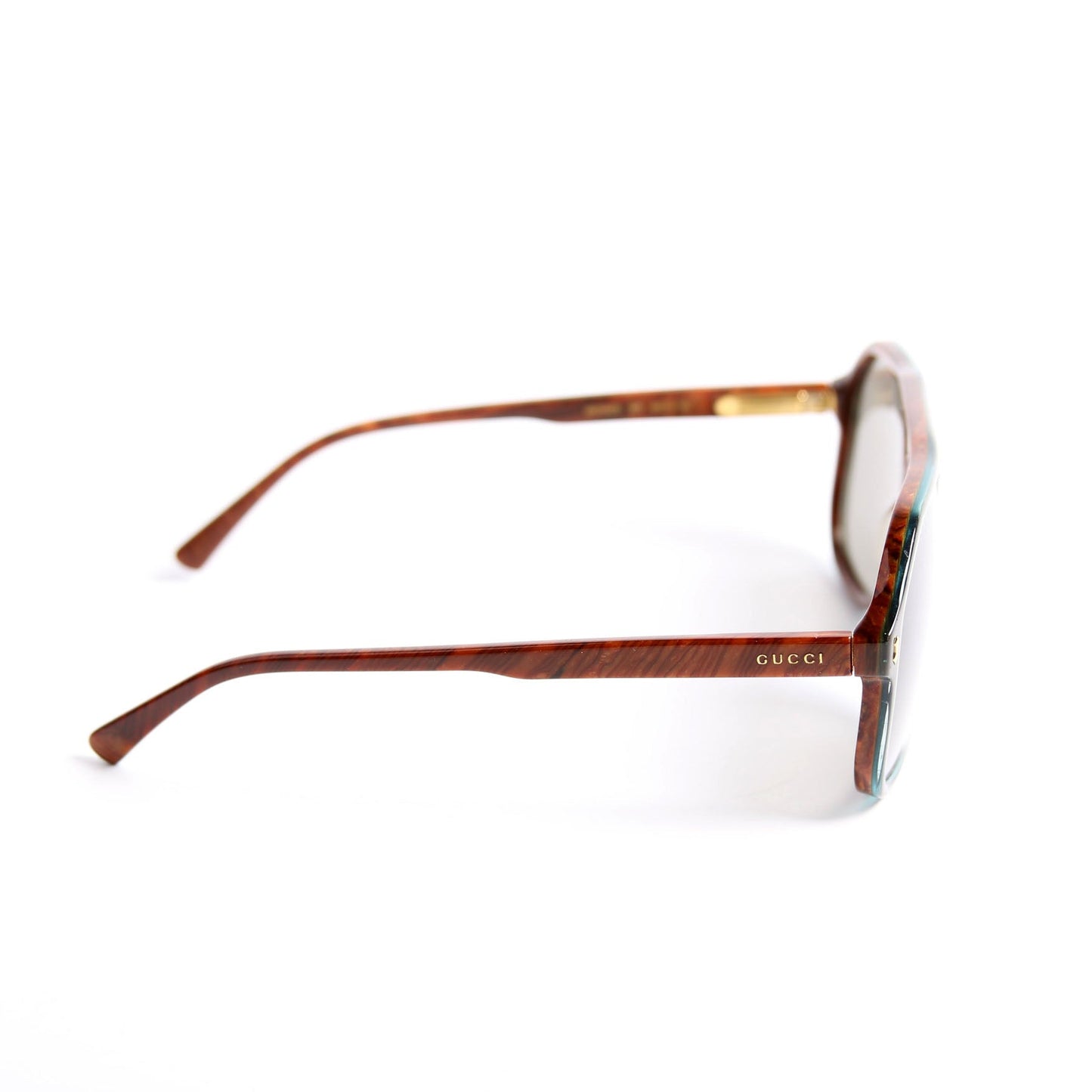 Gucci GGS Aviator Sunglasses Brown