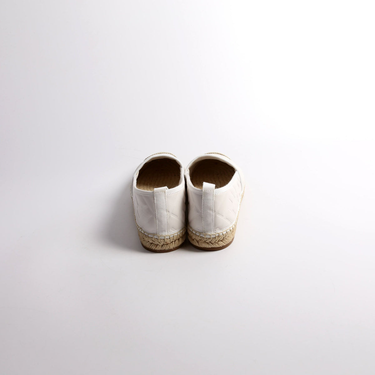 FF Embossed Nappa Espadrilles Size 40