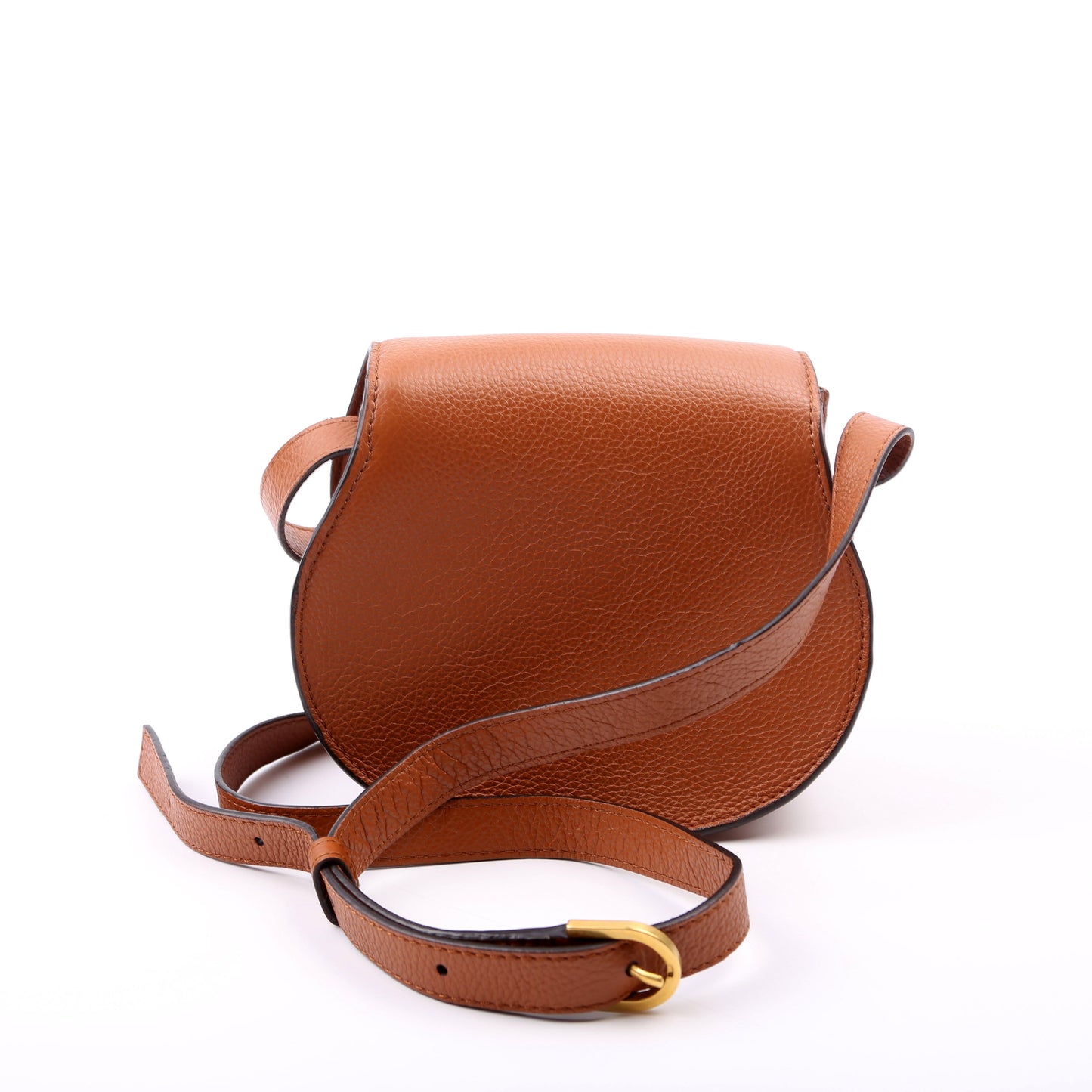 Marcie Saddle Bag Crossbody Medium Brown