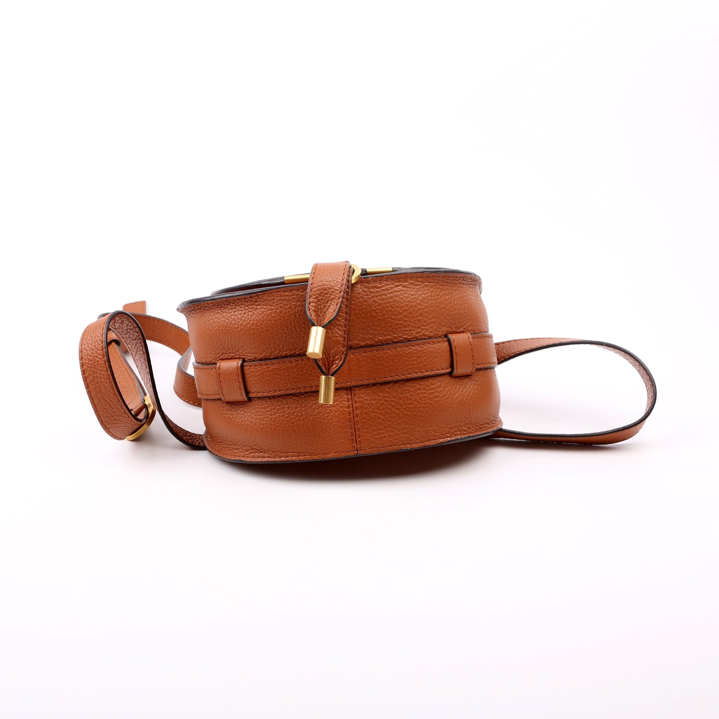 Marcie Saddle Bag Crossbody Medium Brown