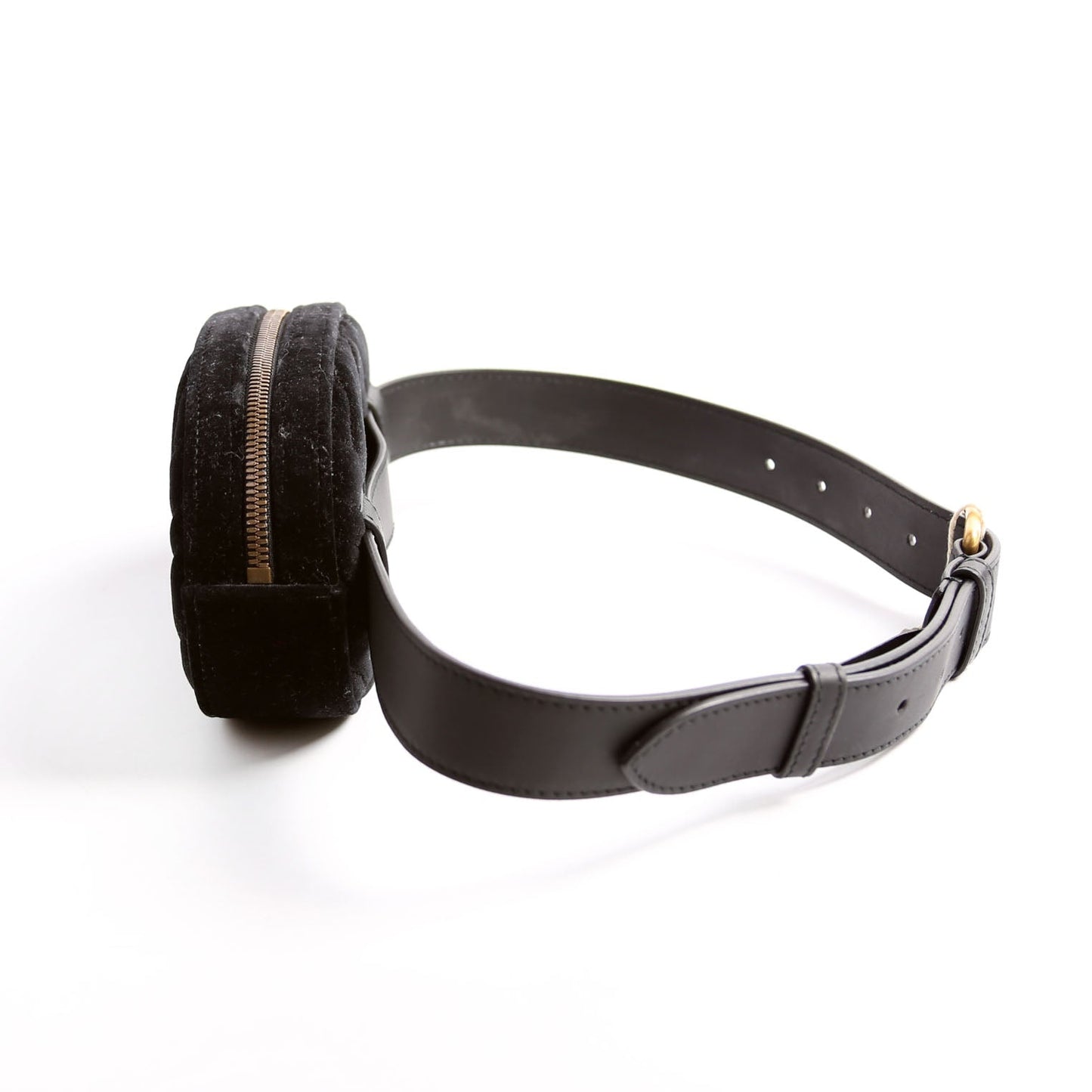 Gucci  Marmont Velvet Belt Bag Black