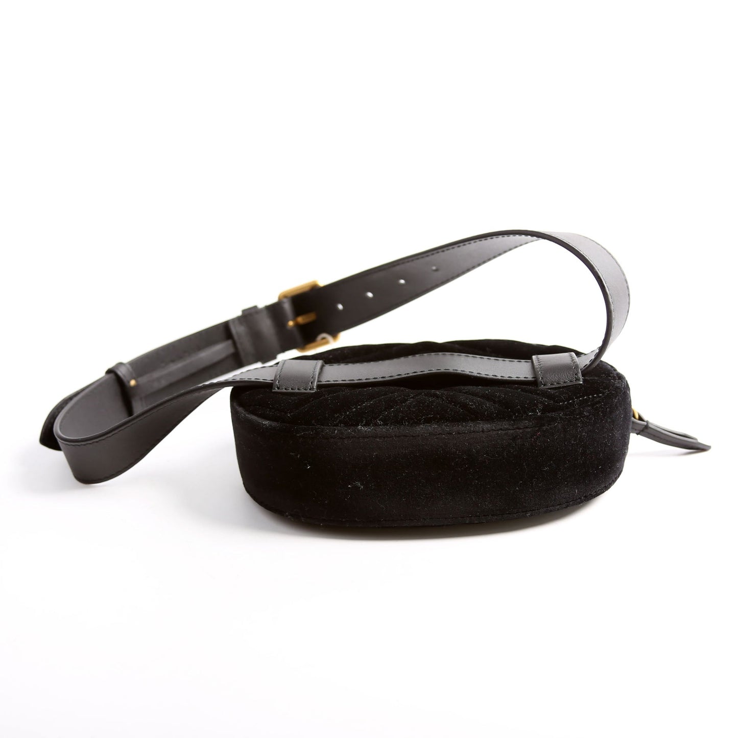 Gucci  Marmont Velvet Belt Bag Black