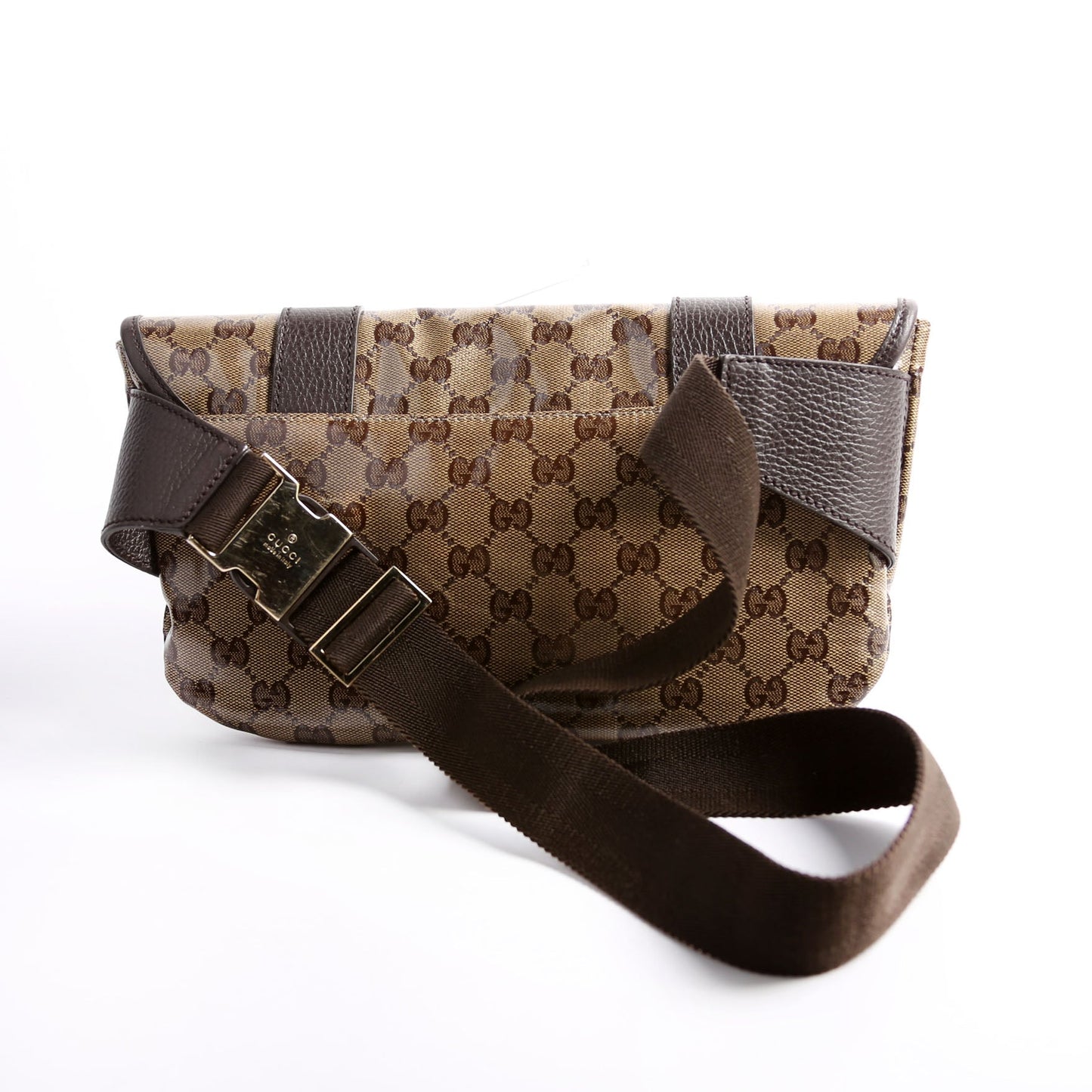 Gucci  GG Crystal Waist Belt Bag Brown