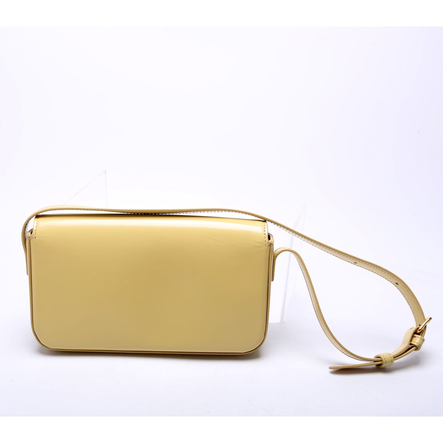 Triomphe Shoulder Bag Calfskin Yellow