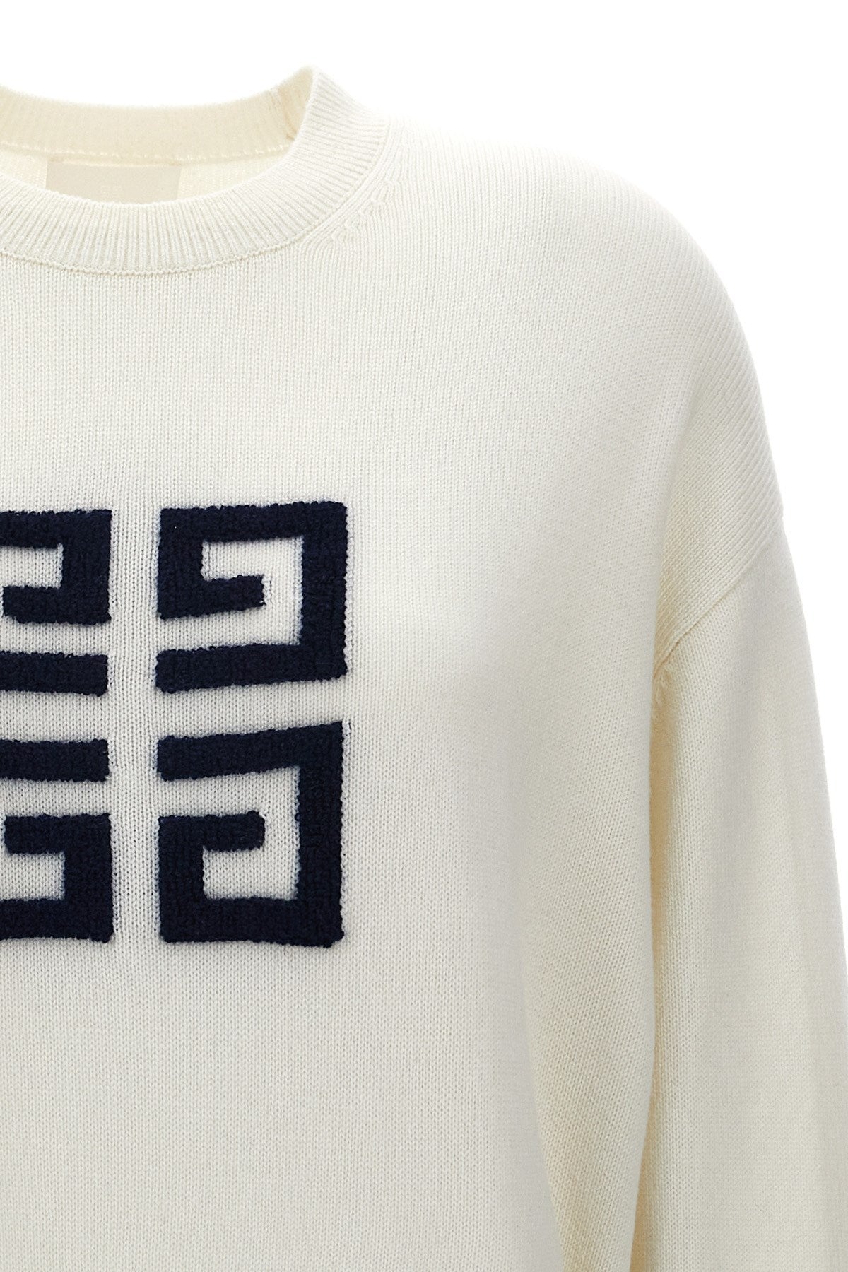 Givenchy Women Flocked Logo Sweater