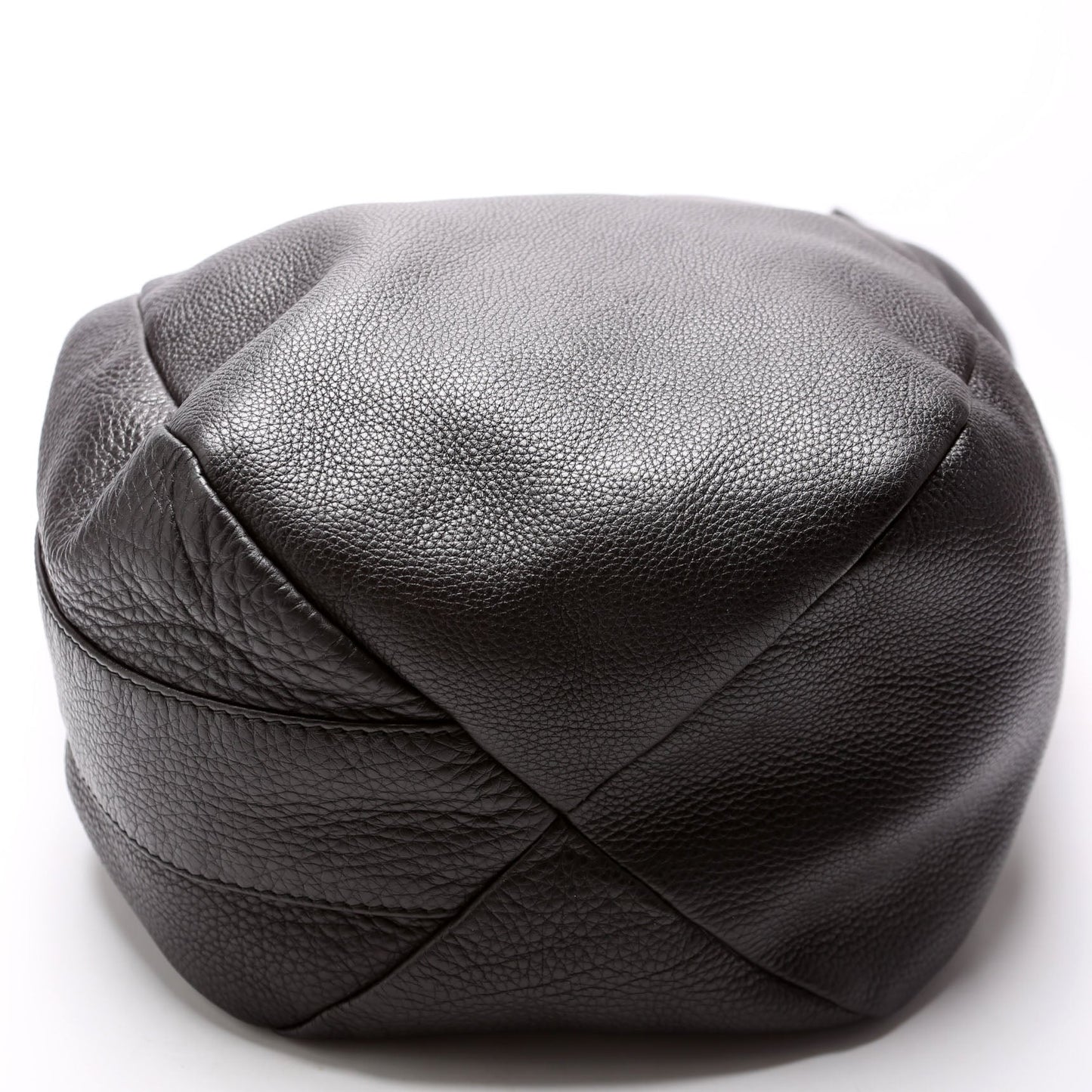 Gucci  Greenwich Leather One Shoulder Bag Black