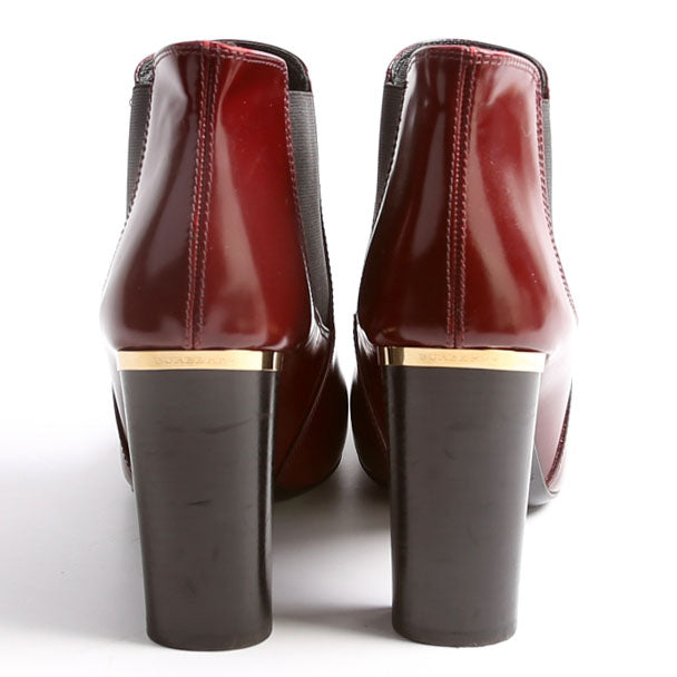 Ankle Boots Size 37 Maroon