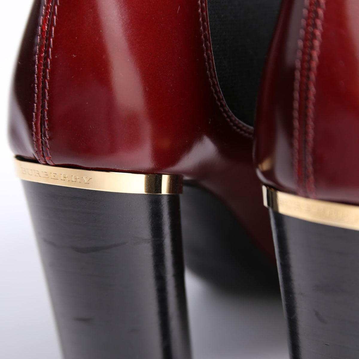 Ankle Boots Size 37 Maroon
