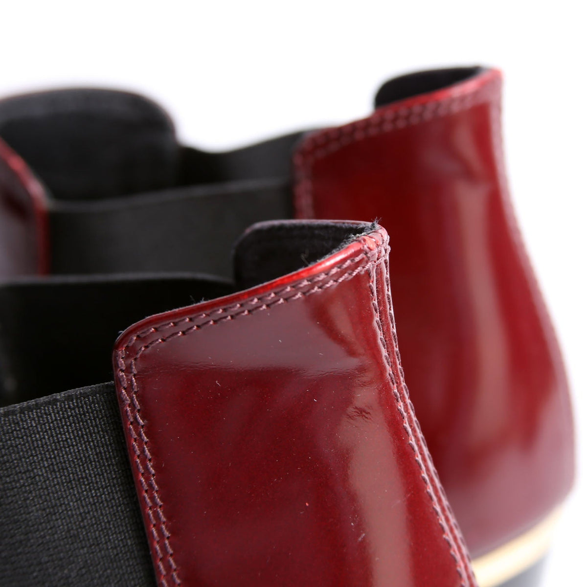 Ankle Boots Size 37 Maroon