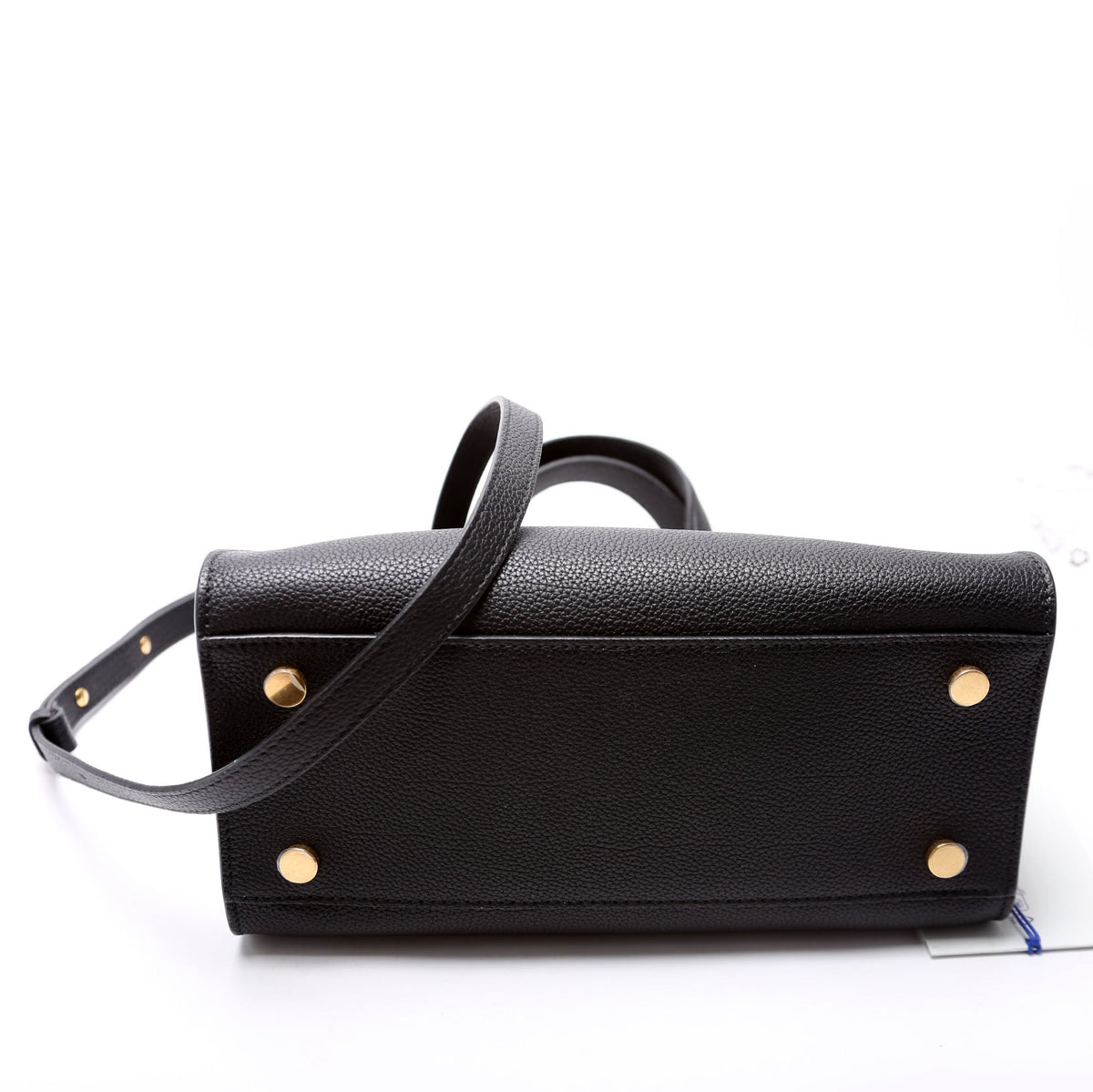 81113501 Cotswold Mini Top Handle Bag Calfskin Black
