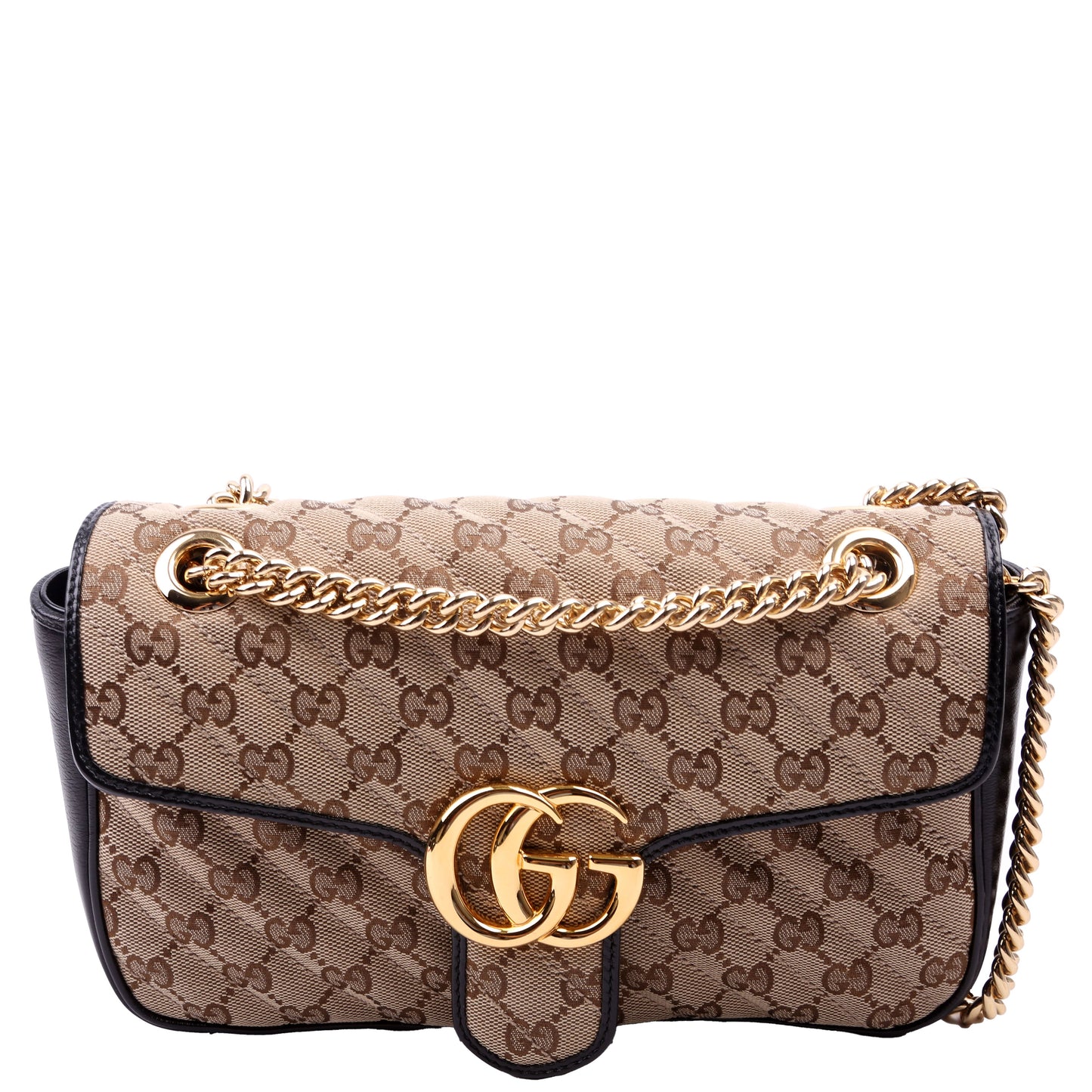 Gucci  Marmont GG Canvas Shoulder Small Flap