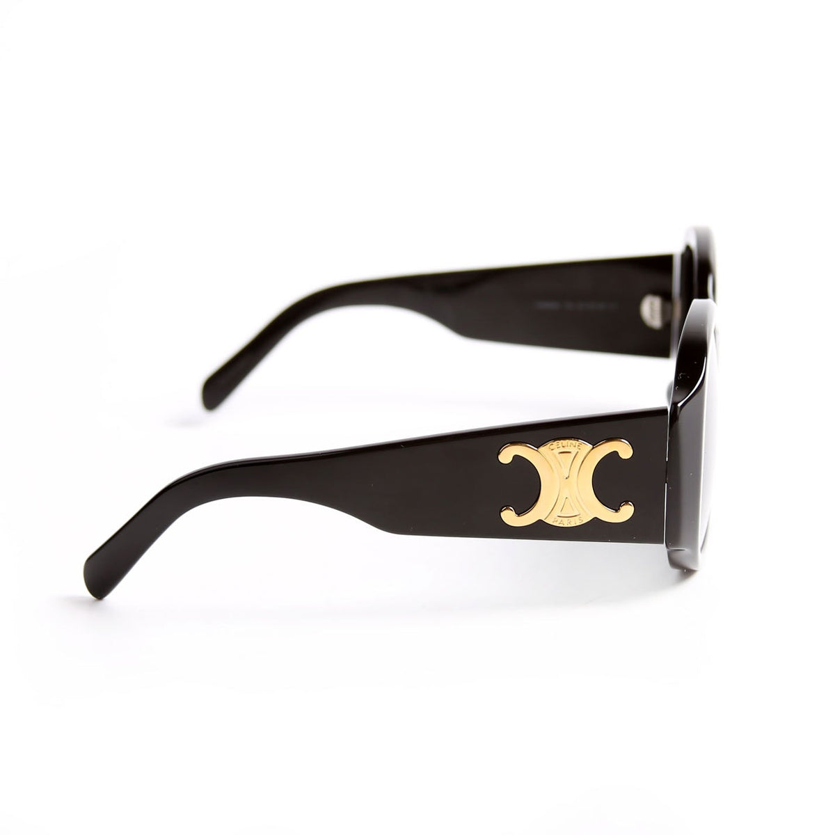 CL40305U Triomphe Acetate Sunglasses Black