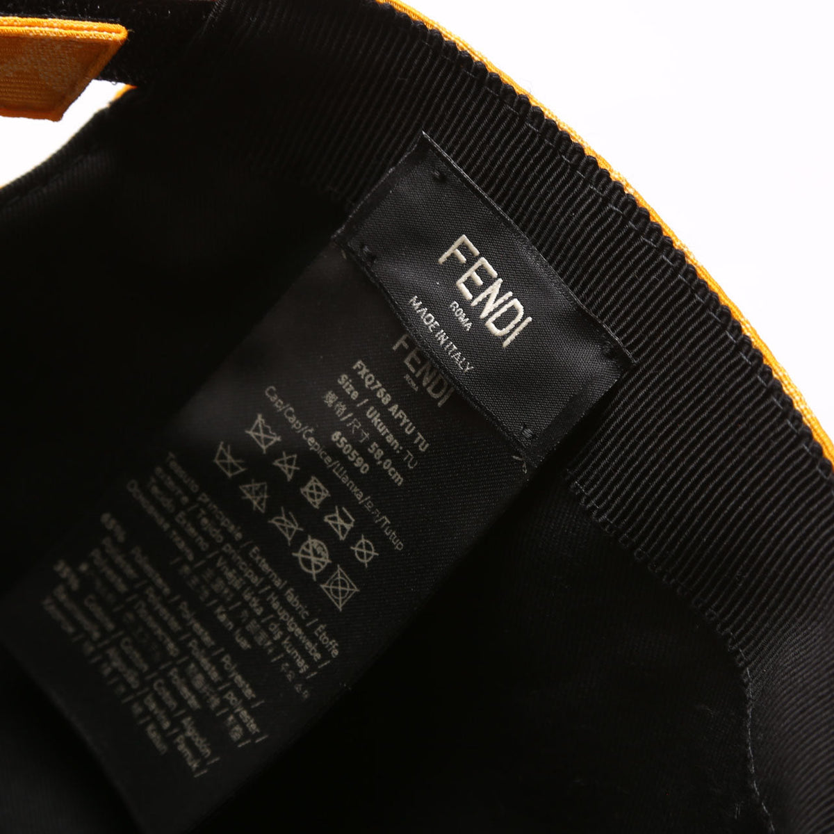 FF Vertigo Baseball Cap Yellow