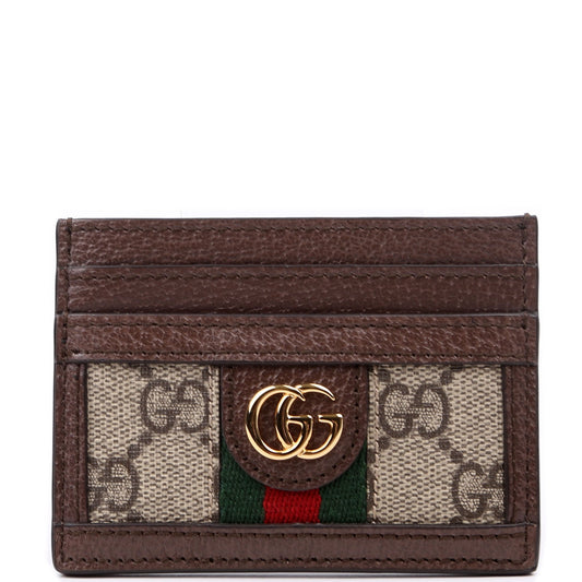 Gucci  Ophisia GG Card Case Brown