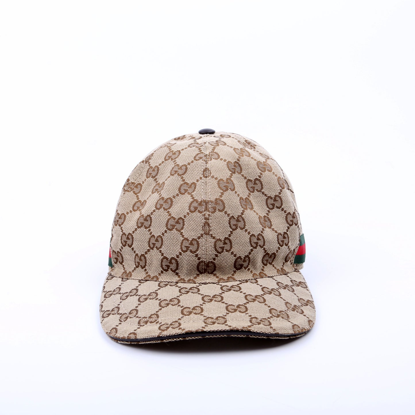 Gucci  GG Canvas Web Hat Size Large Brown