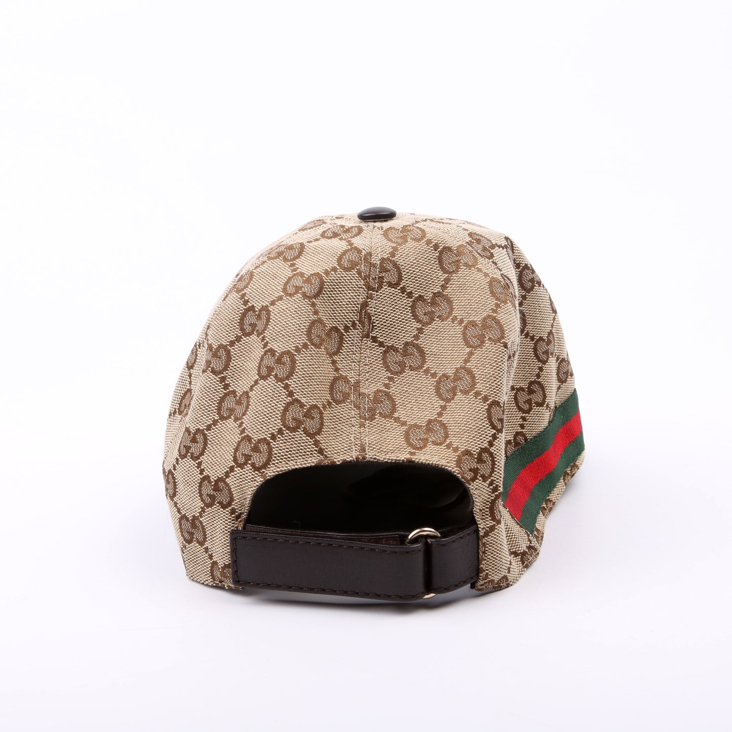 Gucci  GG Canvas Web Hat Size Large Brown