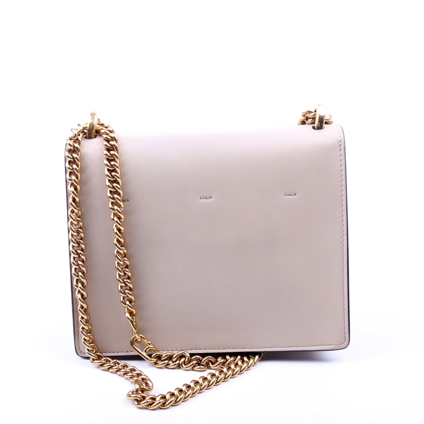 Kan U Small Shoulder Bag Matte Leather Taupe