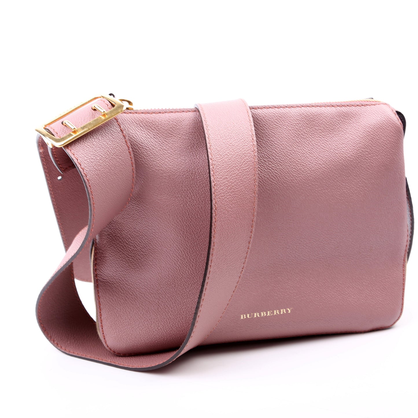 Helmsley House Check Crossbody Mauve