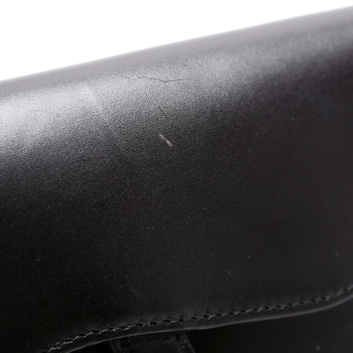 Saddle Pouch Belt Bag Smooth Calfskin Black