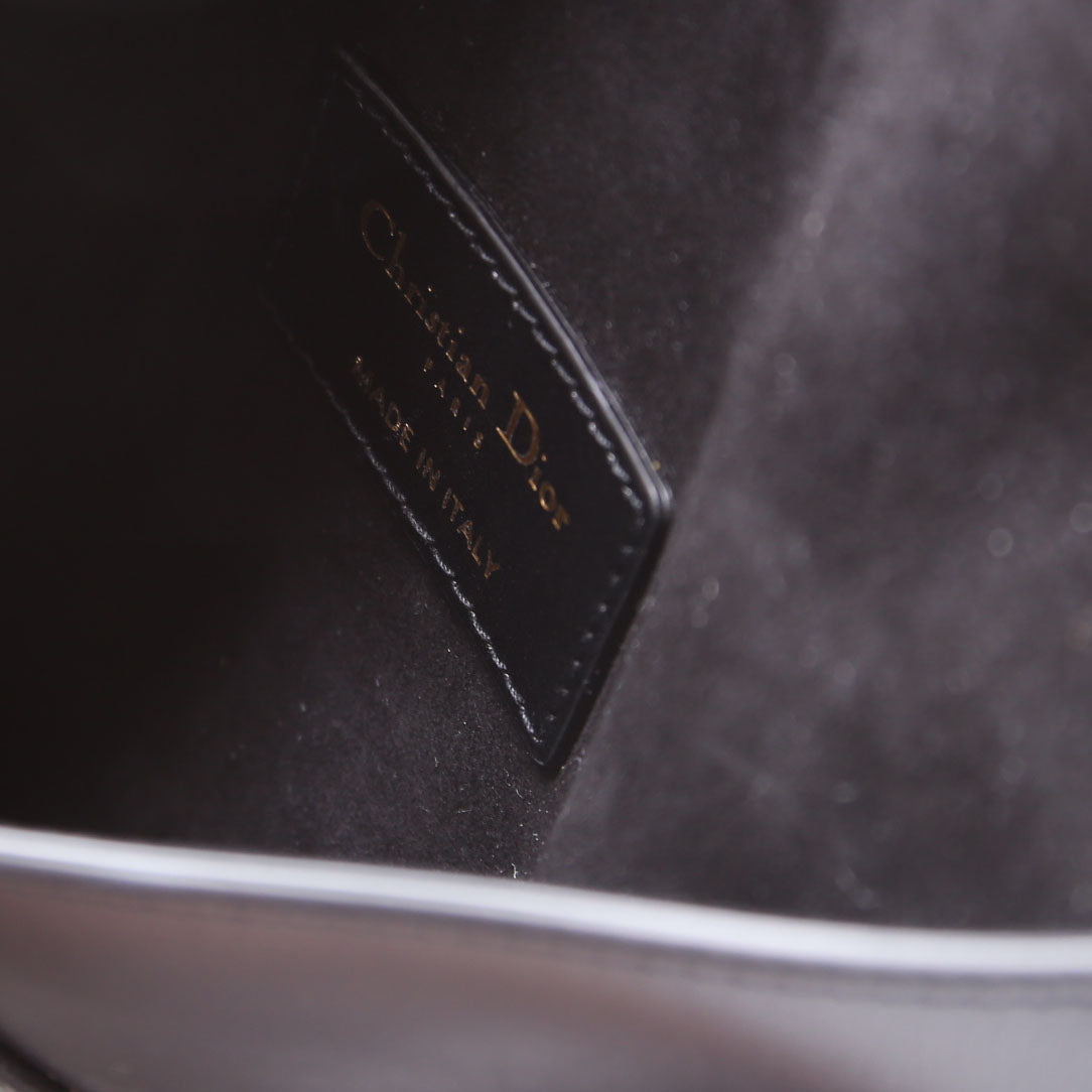 Saddle Pouch Belt Bag Smooth Calfskin Black