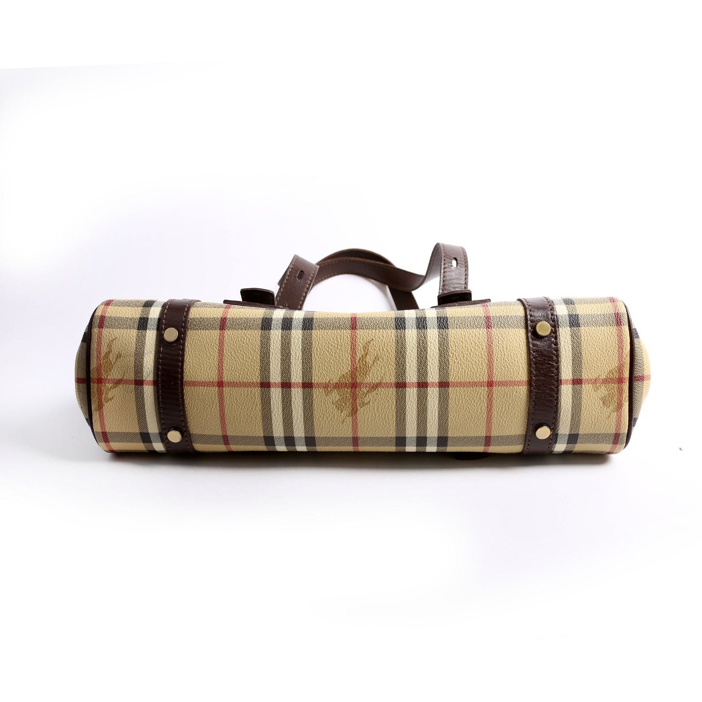 Haymarket Check Buckle Flap Shoulder Bag