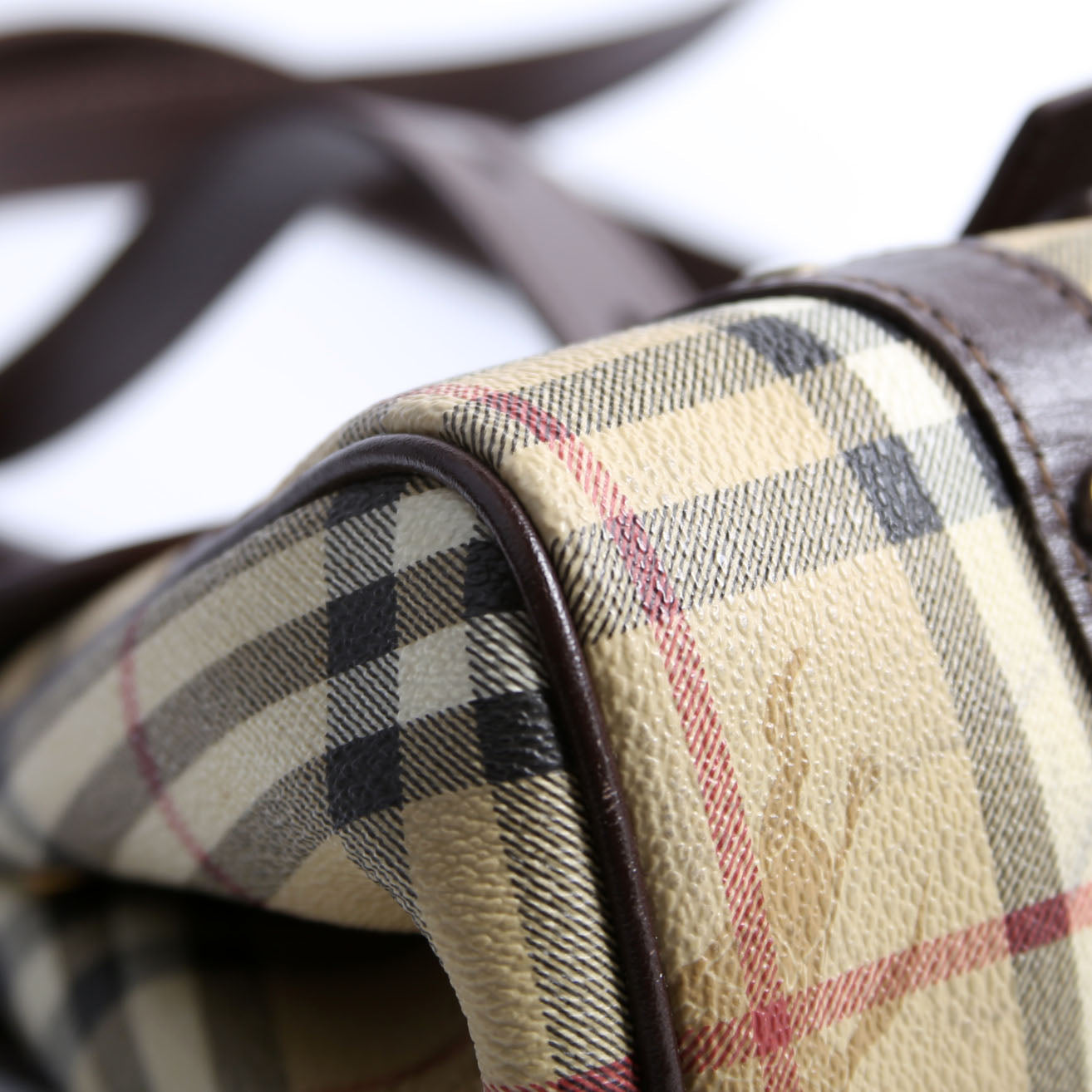 Haymarket Check Buckle Flap Shoulder Bag