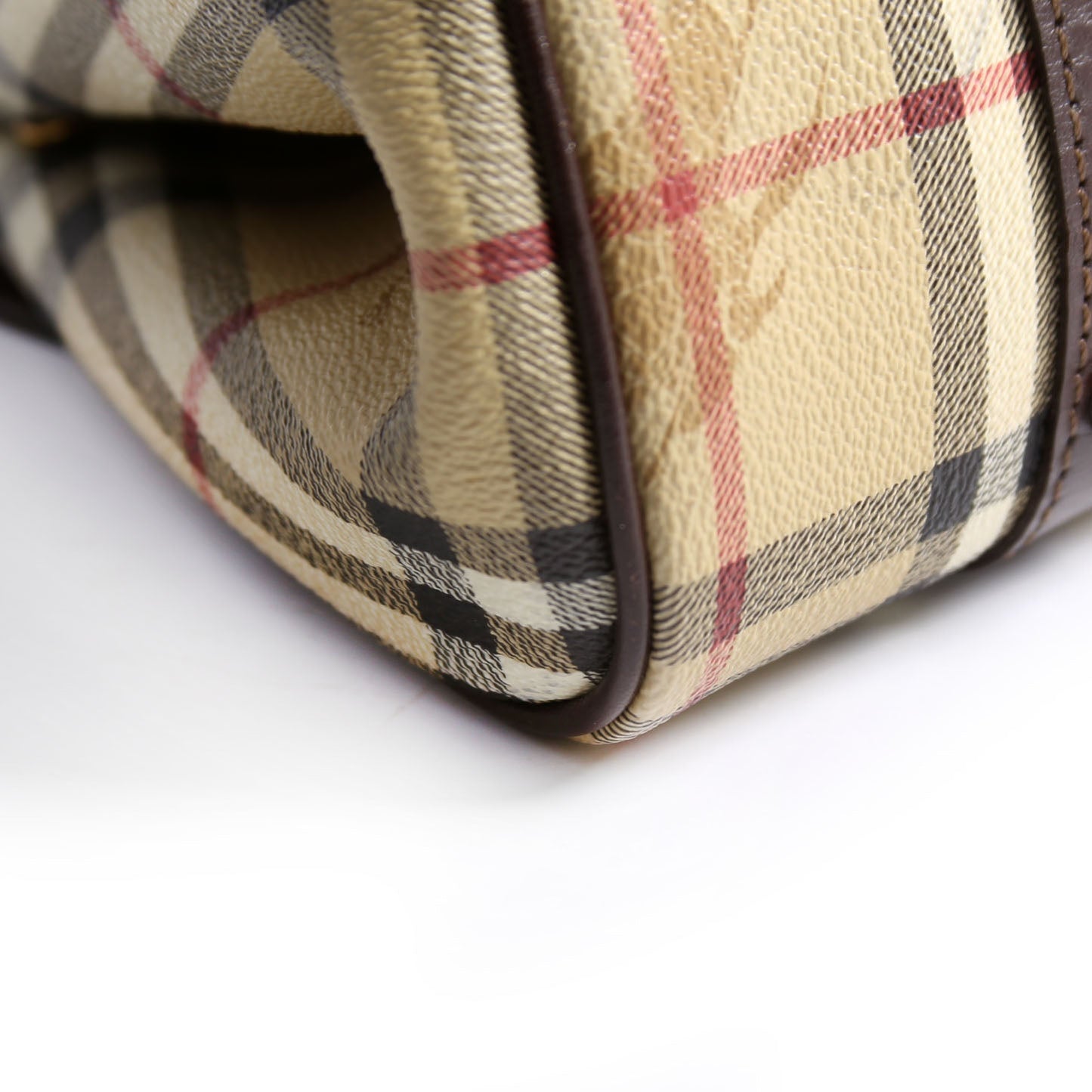 Haymarket Check Buckle Flap Shoulder Bag