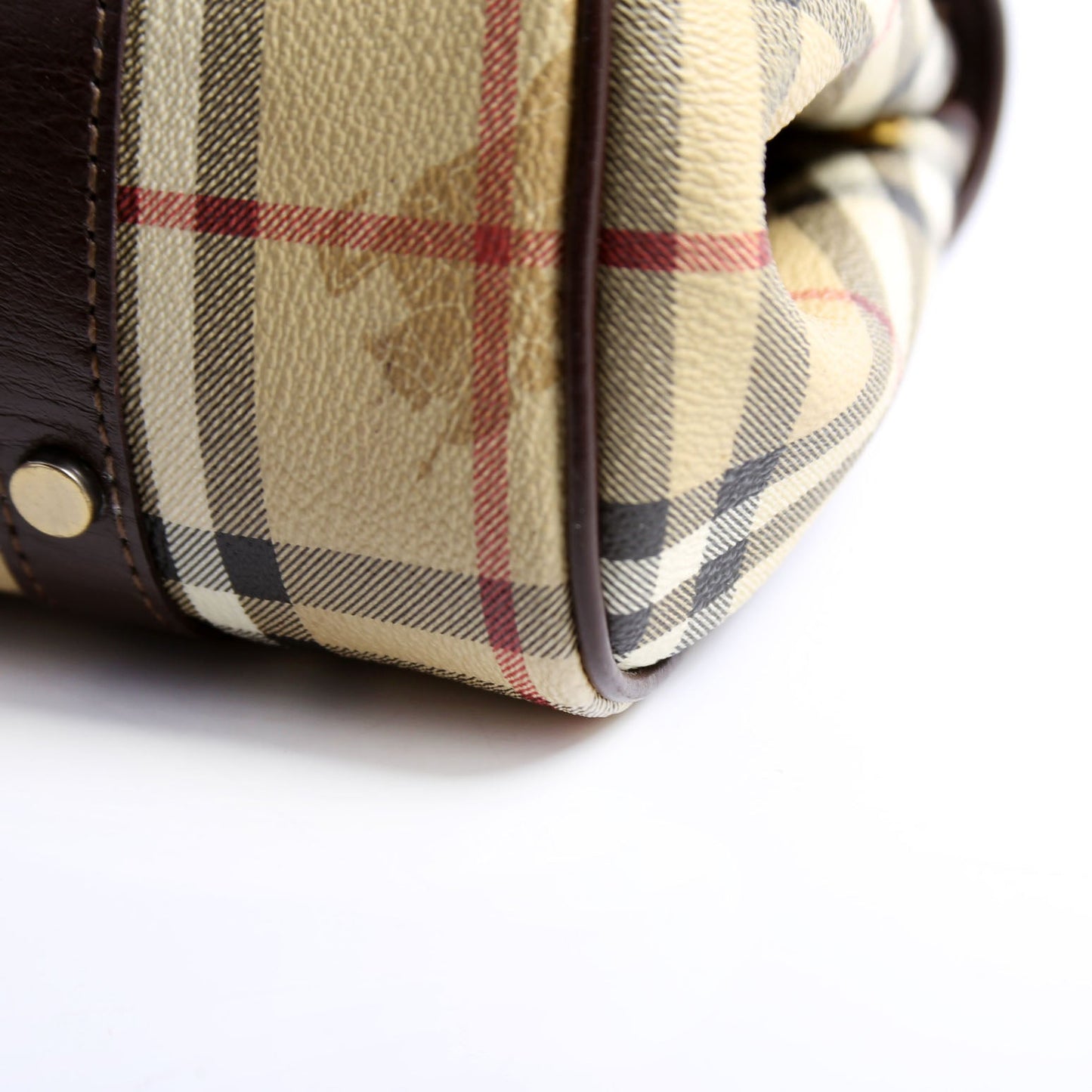 Haymarket Check Buckle Flap Shoulder Bag