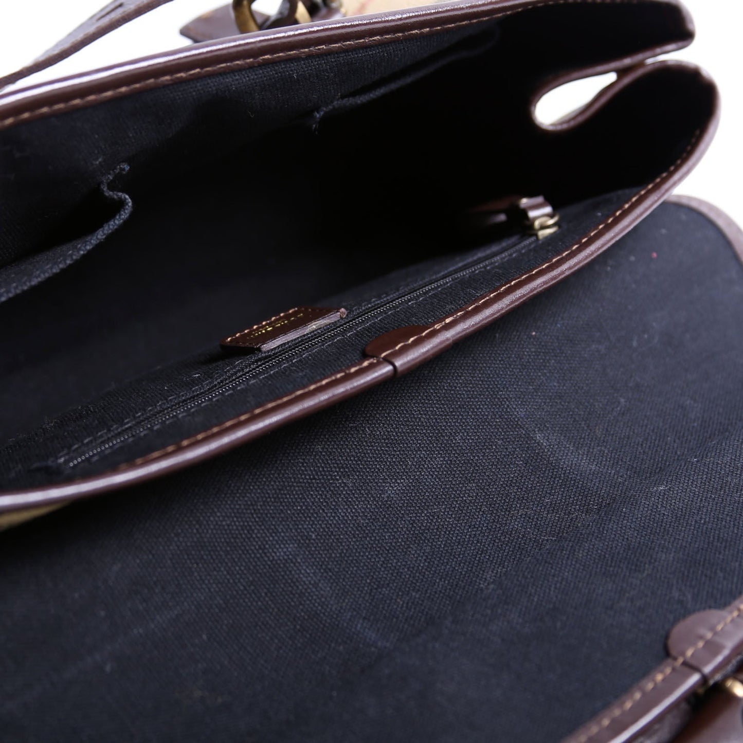 Haymarket Check Buckle Flap Shoulder Bag