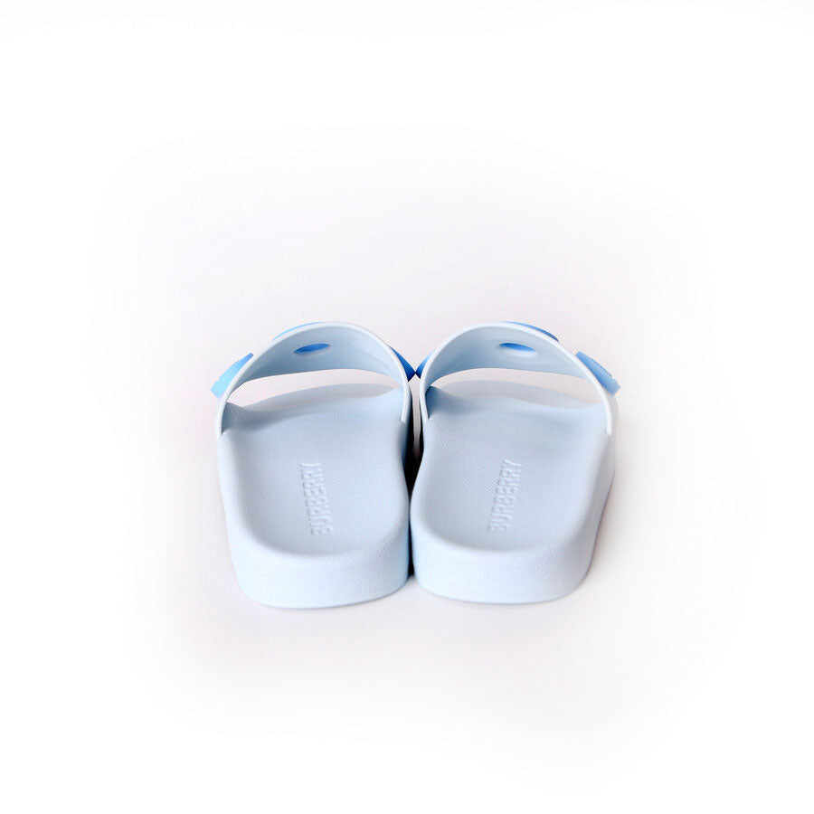 Furley Embellished Slides Size 36 Blue