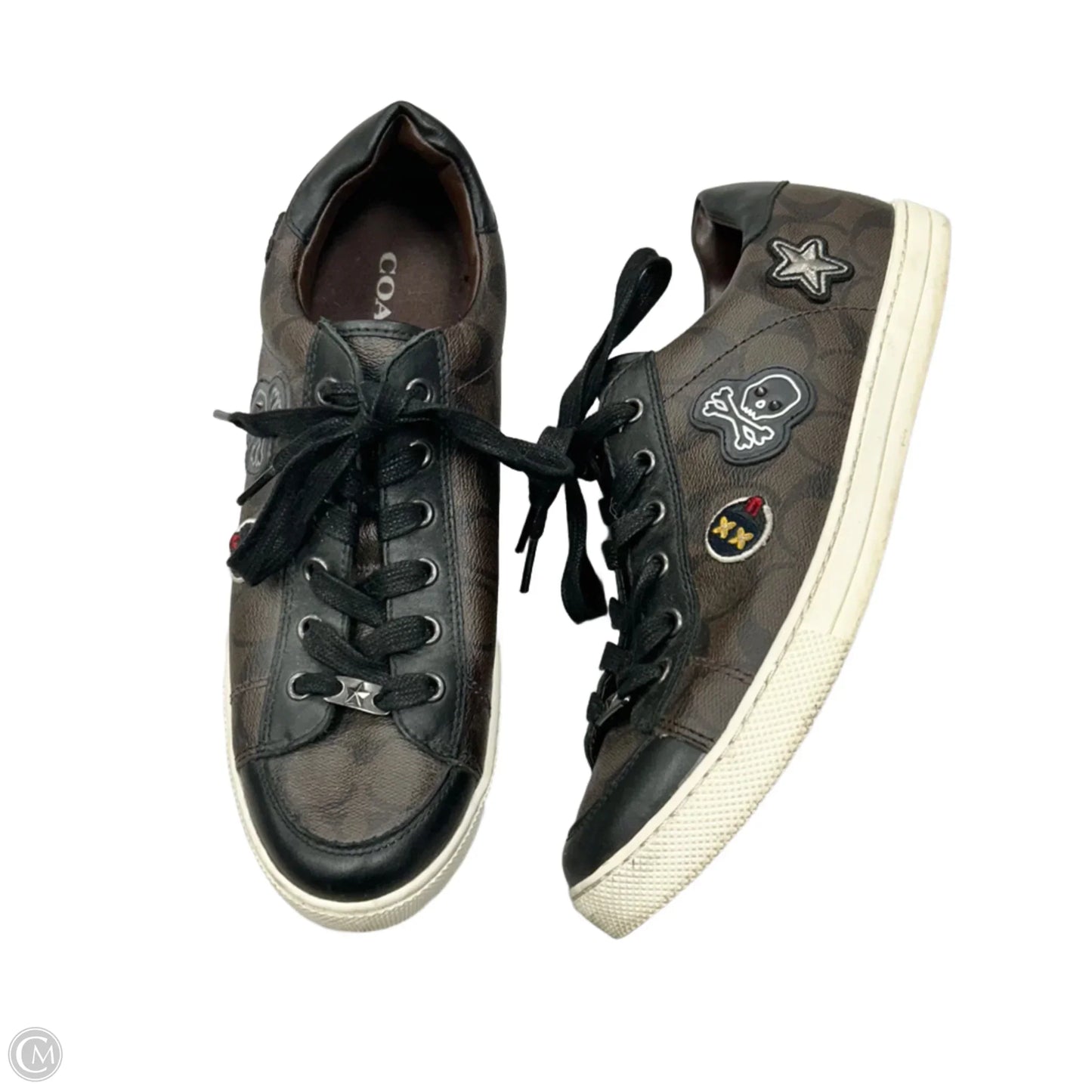 Shoes Designer By Coach In Black & Brown, Size: 11