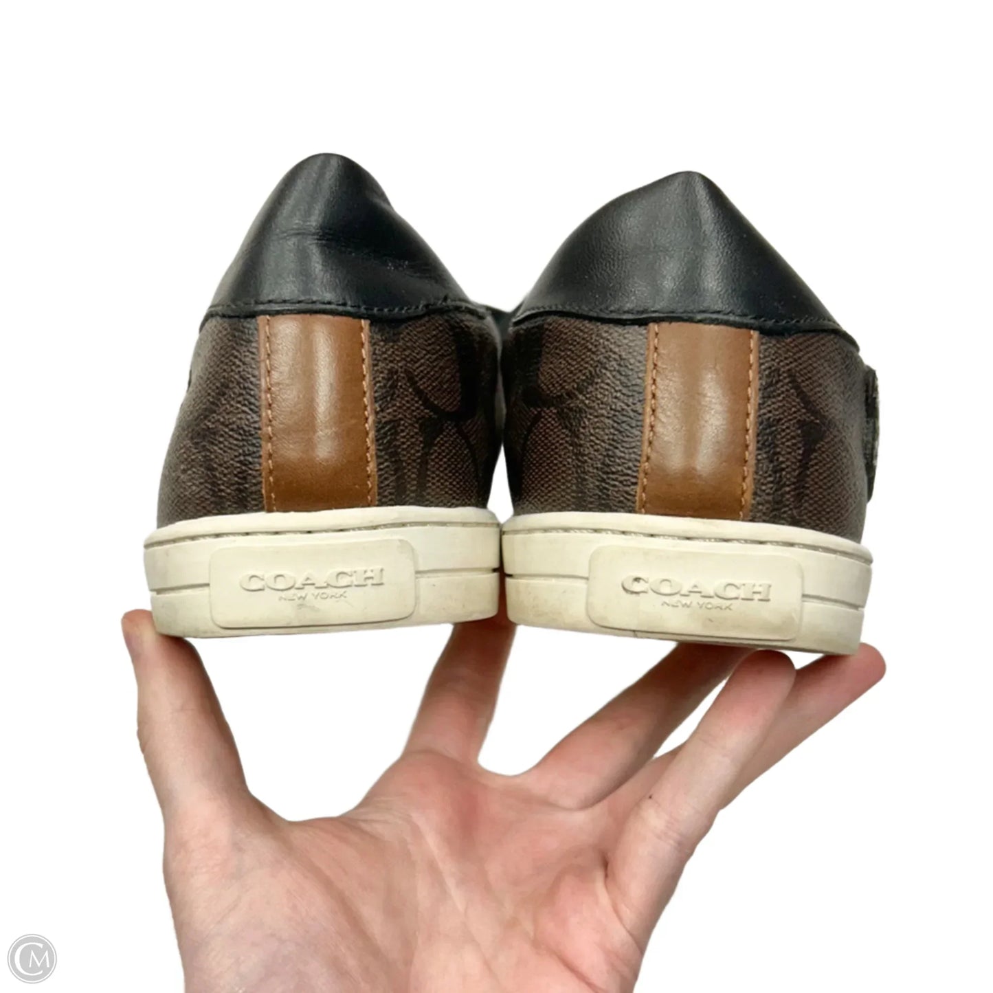 Shoes Designer By Coach In Black & Brown, Size: 11