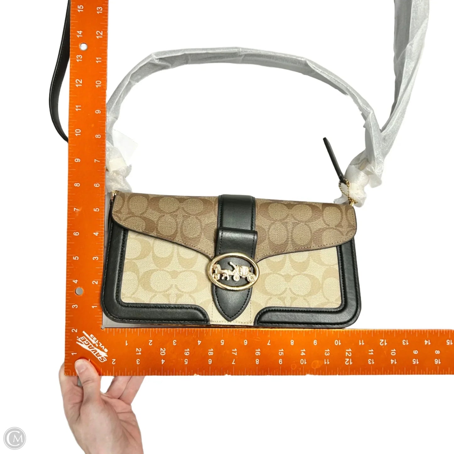 Crossbody Designer By Coach, Size: Medium