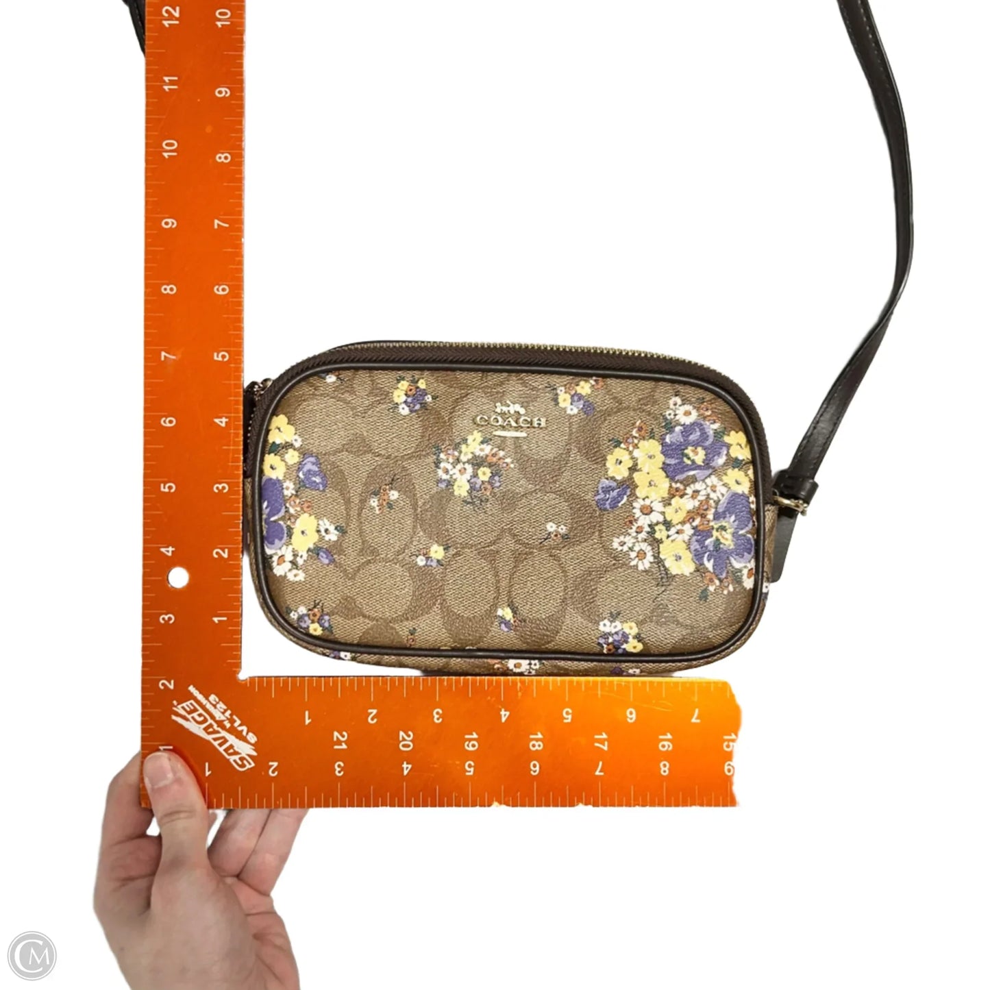 Crossbody Designer By Coach, Size: Small