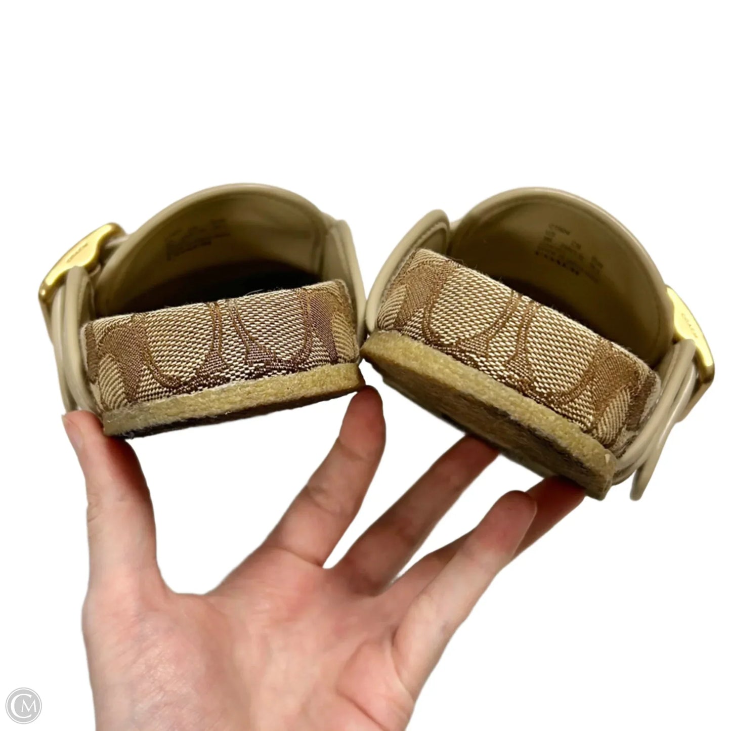 Shoes Designer By Coach In Taupe, Size: 8