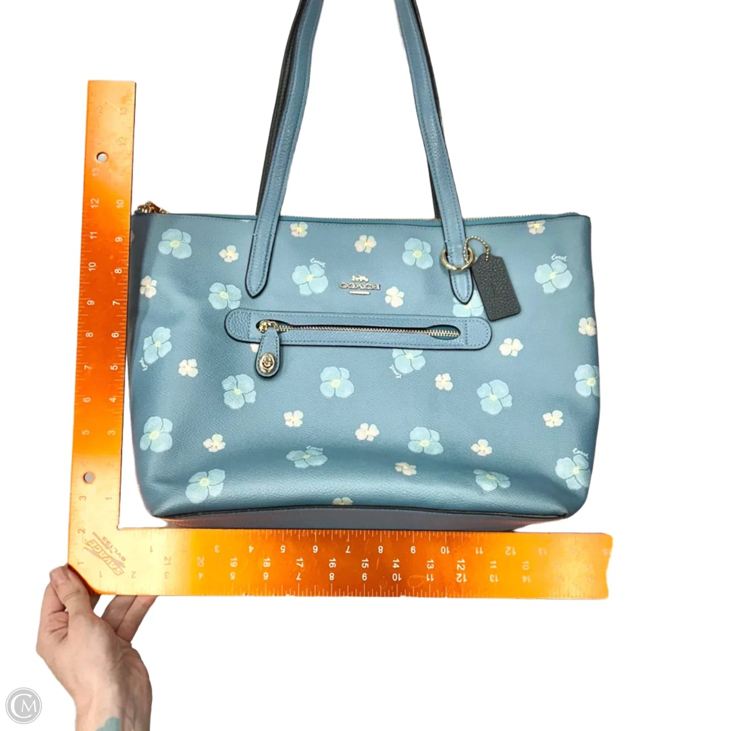 Tote Designer By Coach, Size: Large