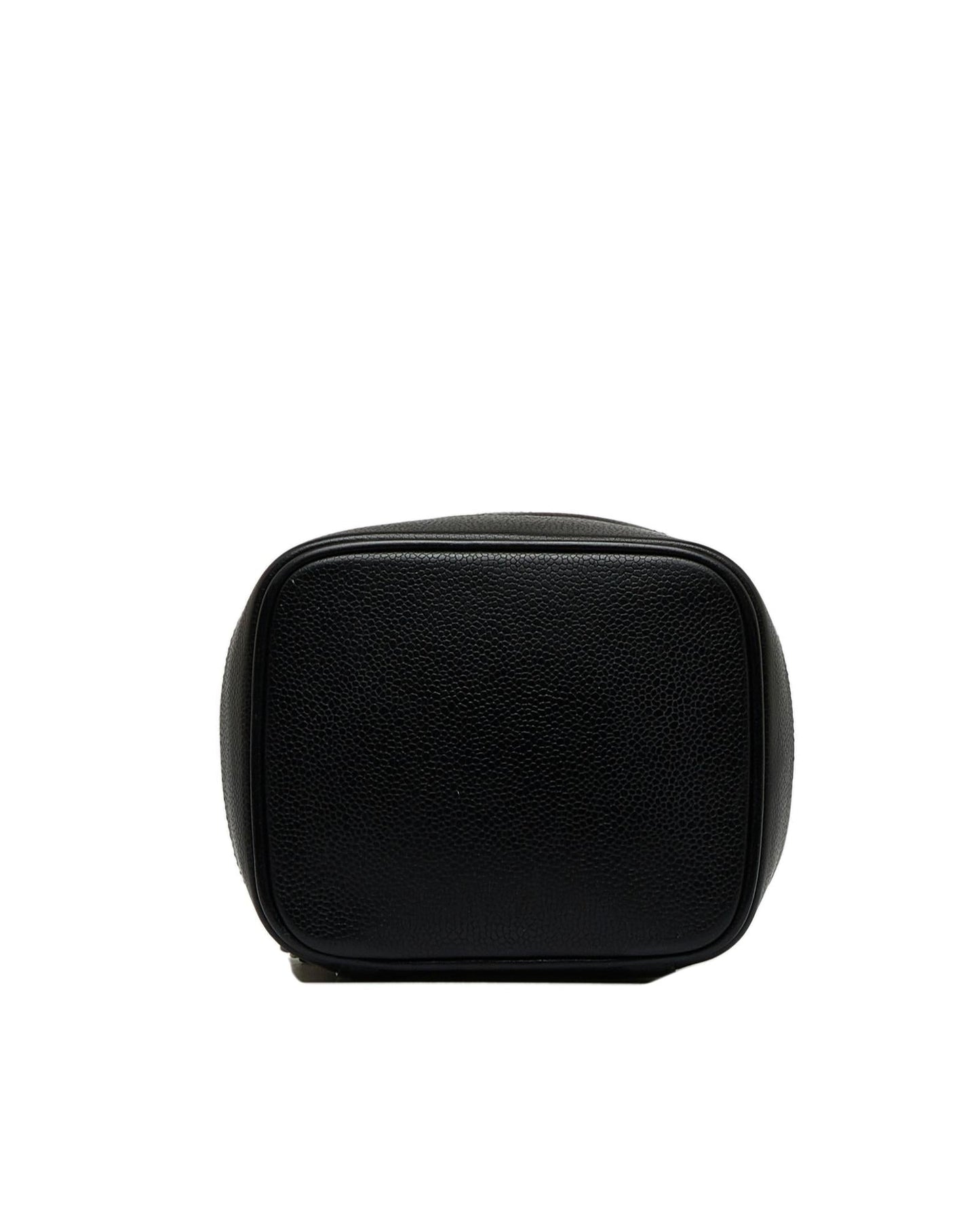 Chanel Caviar Leather Vanity Case Black