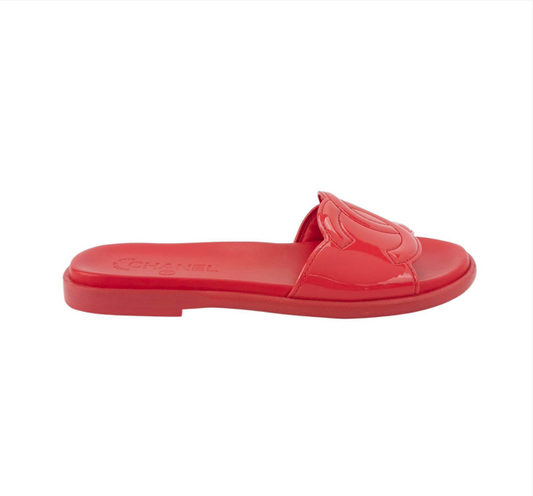 Chanel flat sandals 37¬Ω SIZE 240530154729052