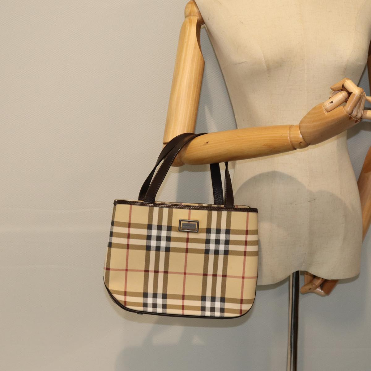 BURBERRY Nova Check Handbag