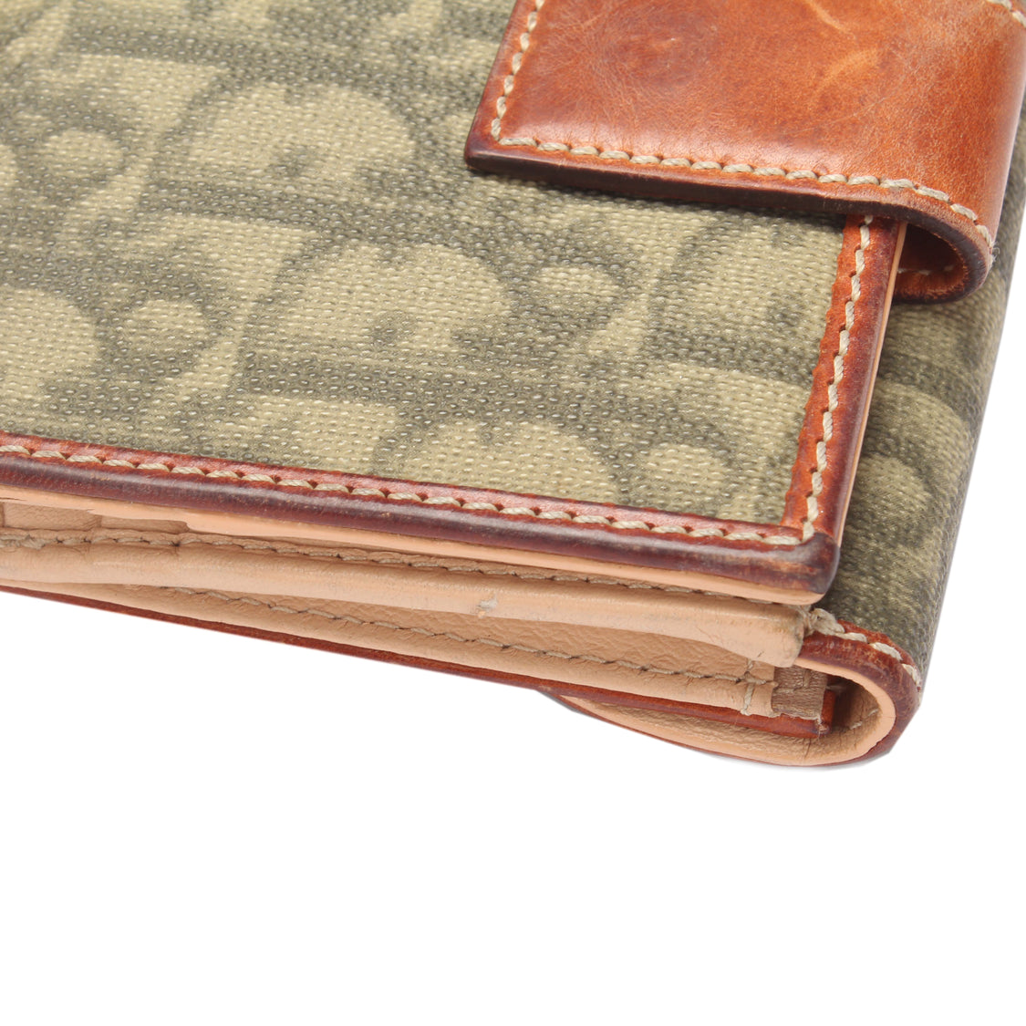 Oblique Canvas Compact Wallet