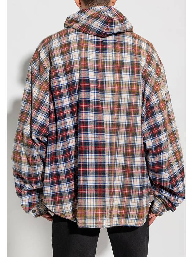 Luxury Balenciaga  Bleached Long Sleeve Shirt Red