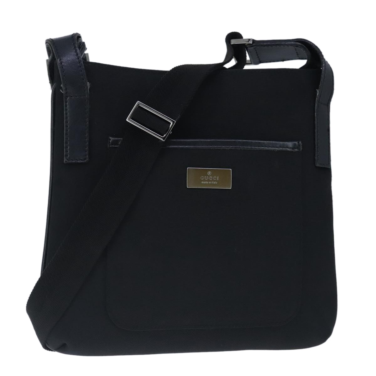 Gucci -- Black Canvas Shoulder Bag