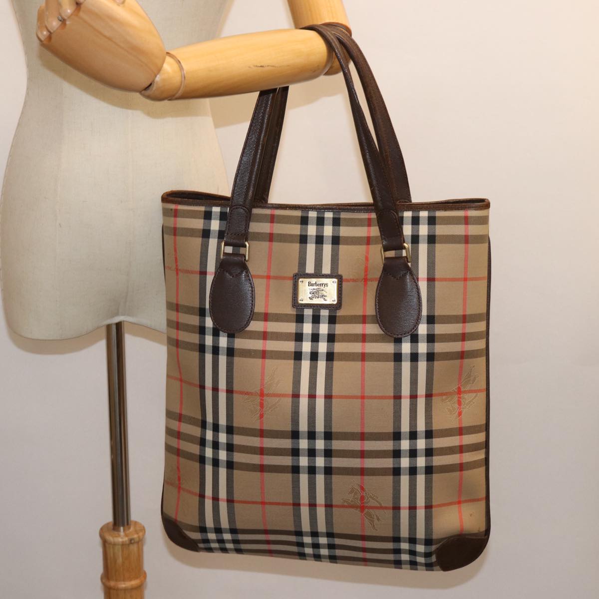 BURBERRY Nova Check Tote