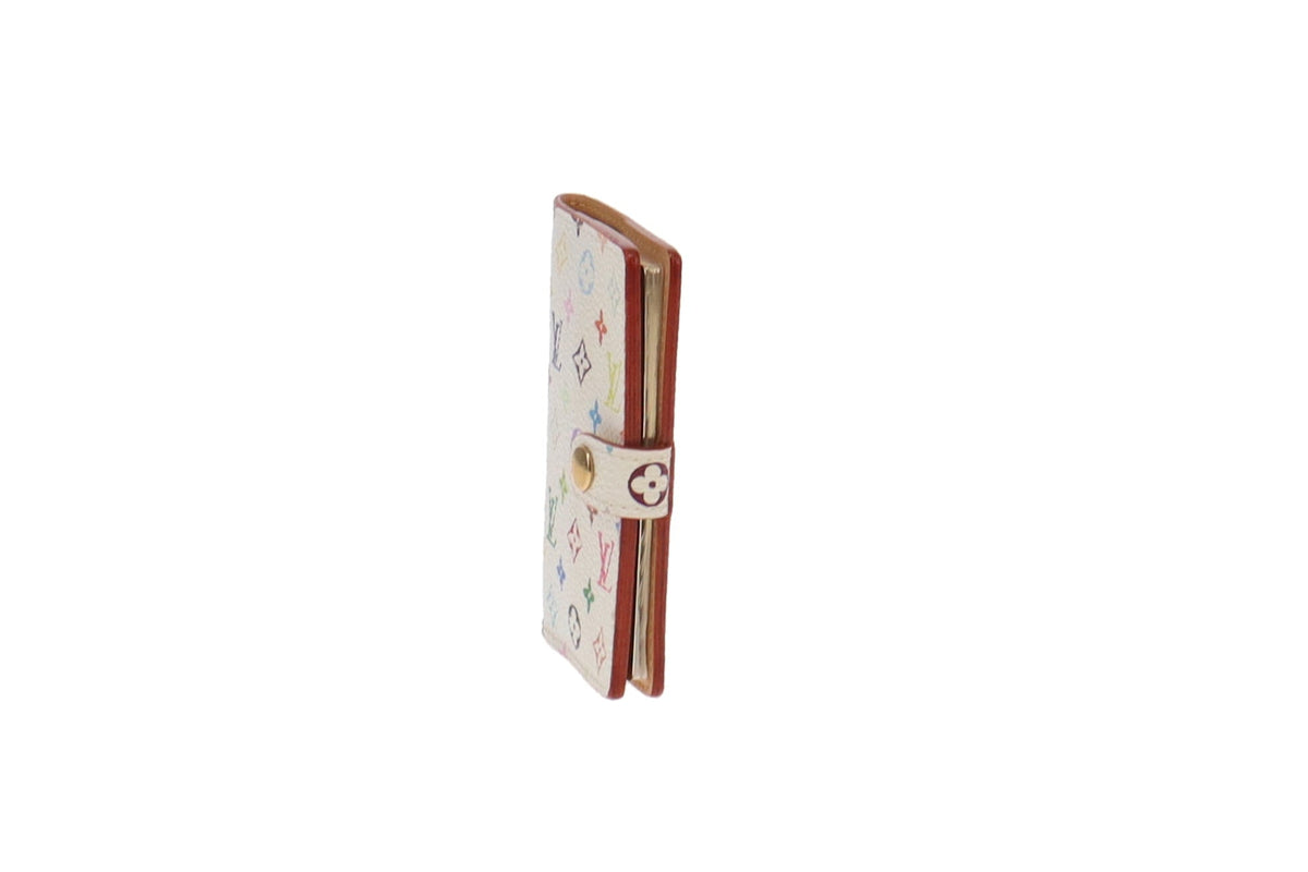 Louis Vuitton White Multicolour Monogram Canvas Mini Pocket Agenda Cover SR0014