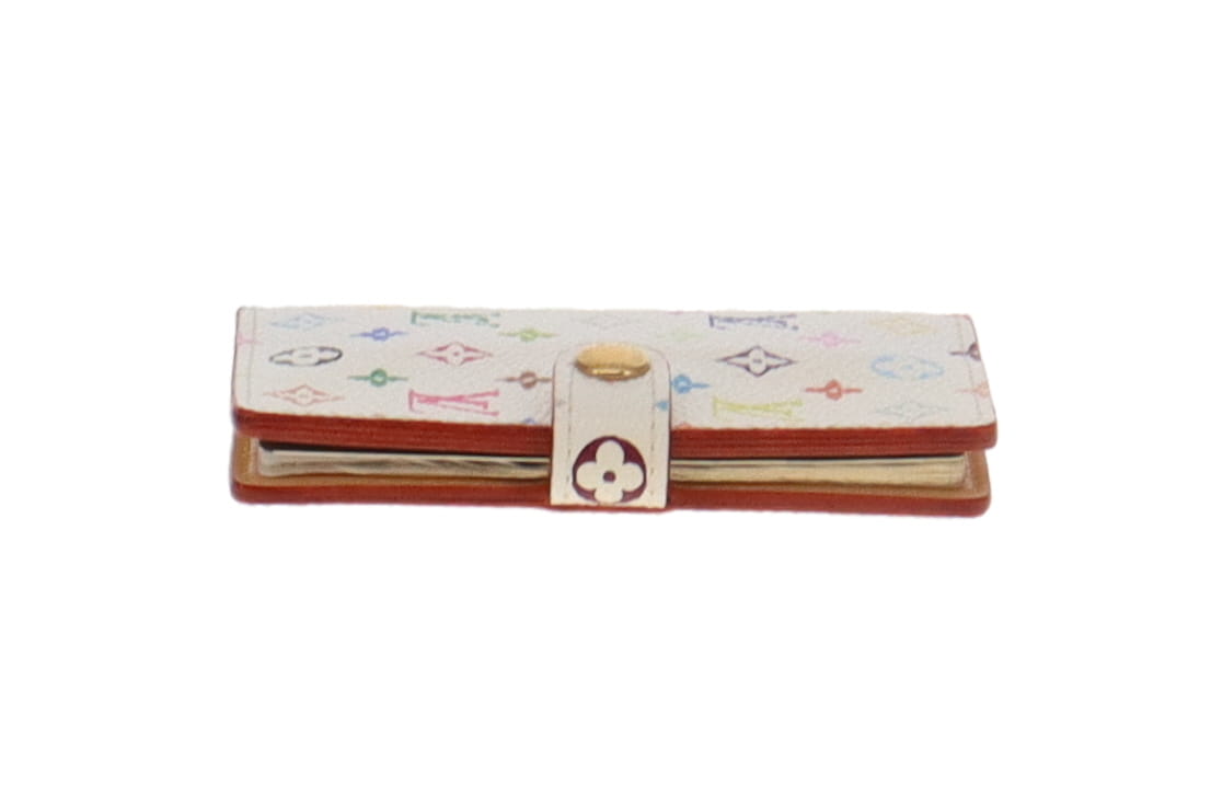 Louis Vuitton White Multicolour Monogram Canvas Mini Pocket Agenda Cover SR0014