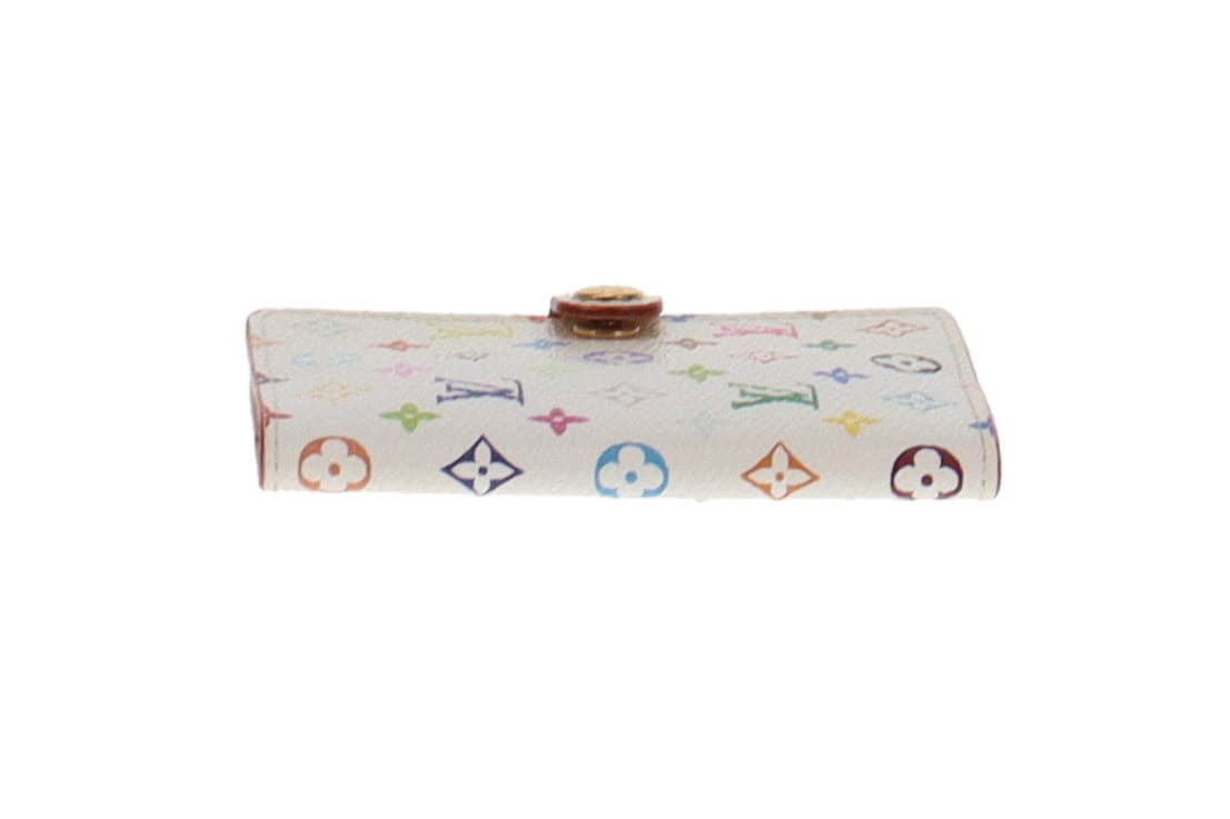 Louis Vuitton White Multicolour Monogram Canvas Mini Pocket Agenda Cover SR0014