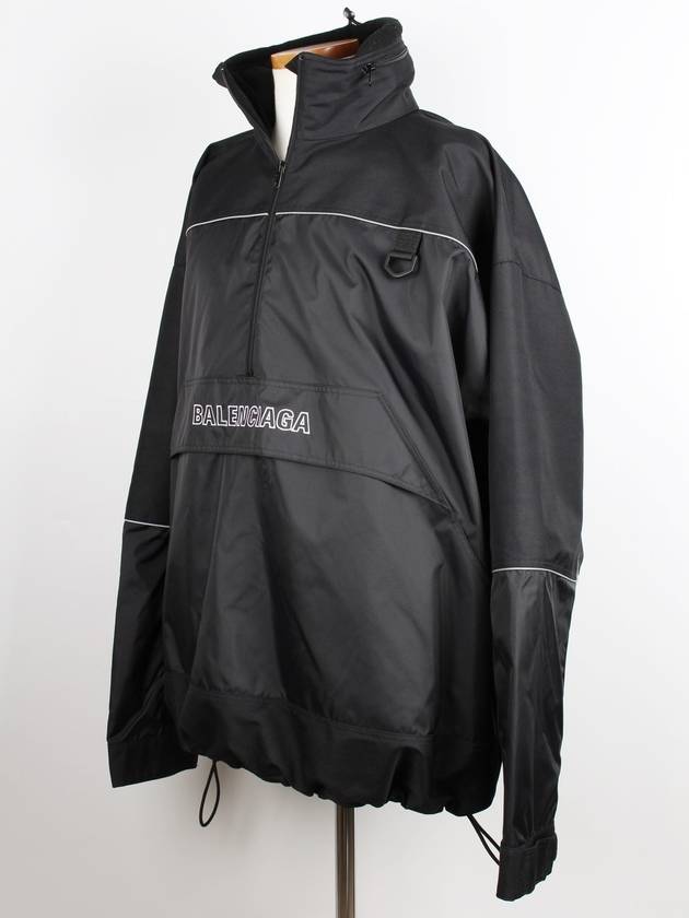 Luxury Balenciaga  Logo Anorak Black 46