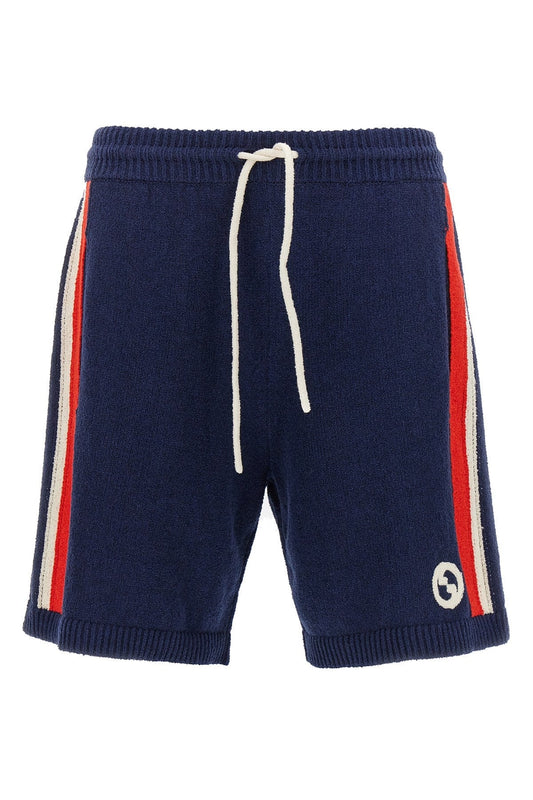 Gucci Women Terry Band Bermuda Shorts