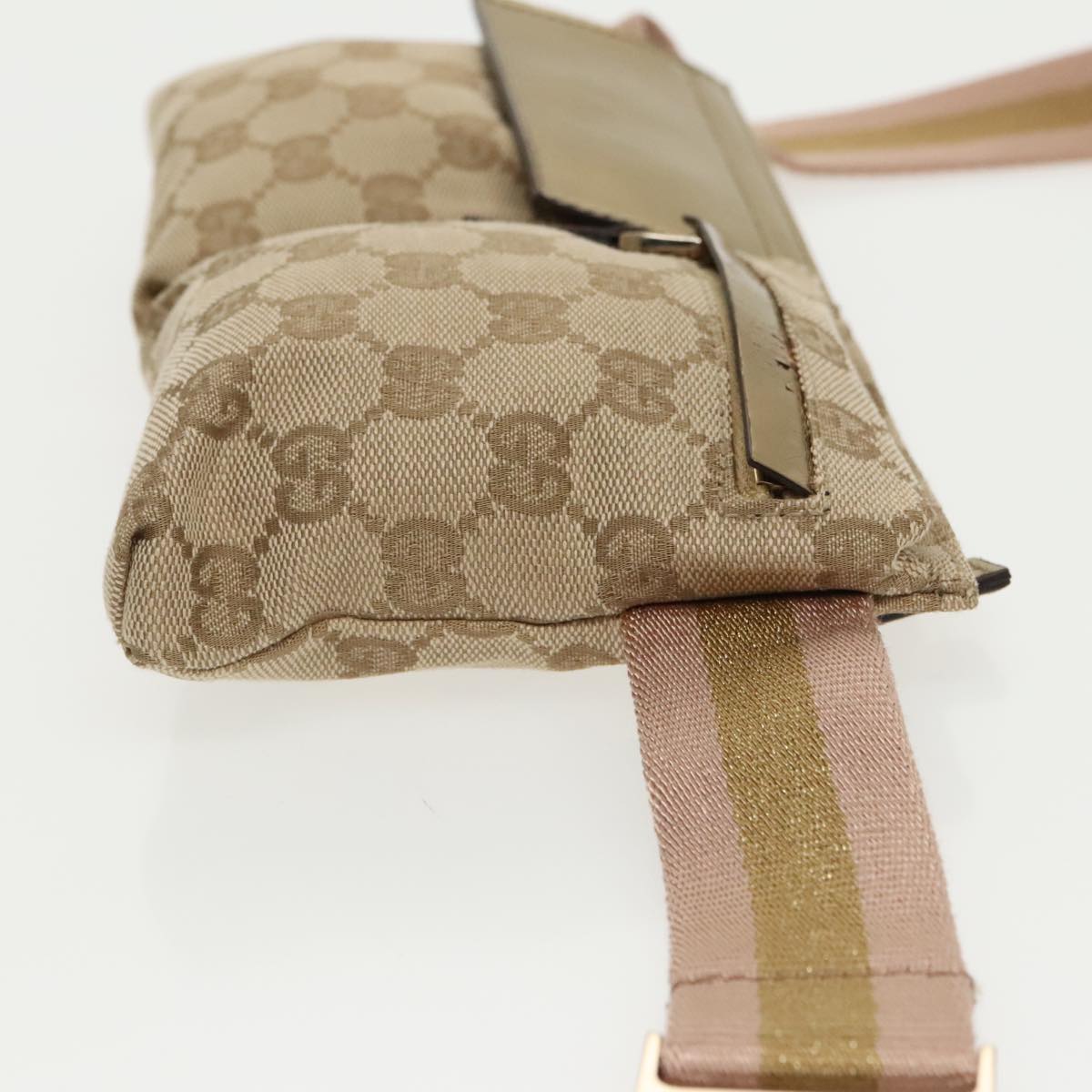 Gucci Beige Canvas Shoulder Bag