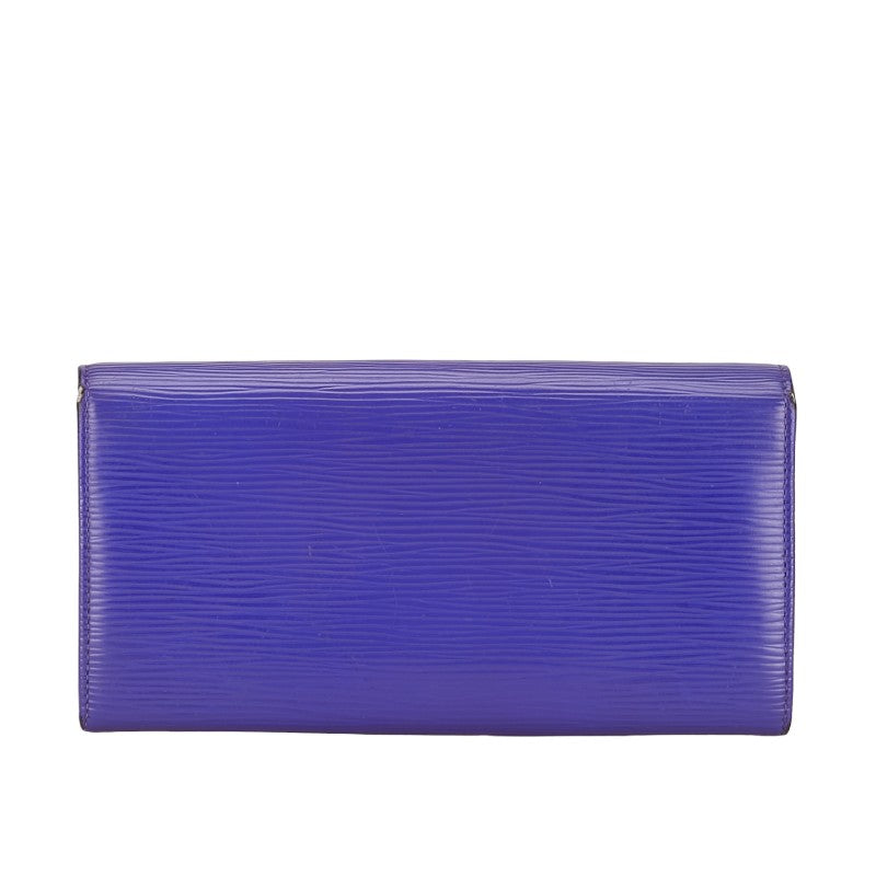 Louis Vuitton Epi Portefoliosara Long Wallet M6031G Fig Pearl Leather  Louis Vuitton